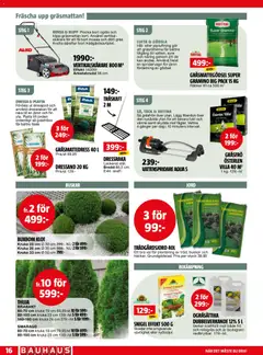 Bauhaus erbjudanden - Förhandsvisning av reklamblad från butik Bauhaus aktuell från 01.05.2026 | Sida: 16