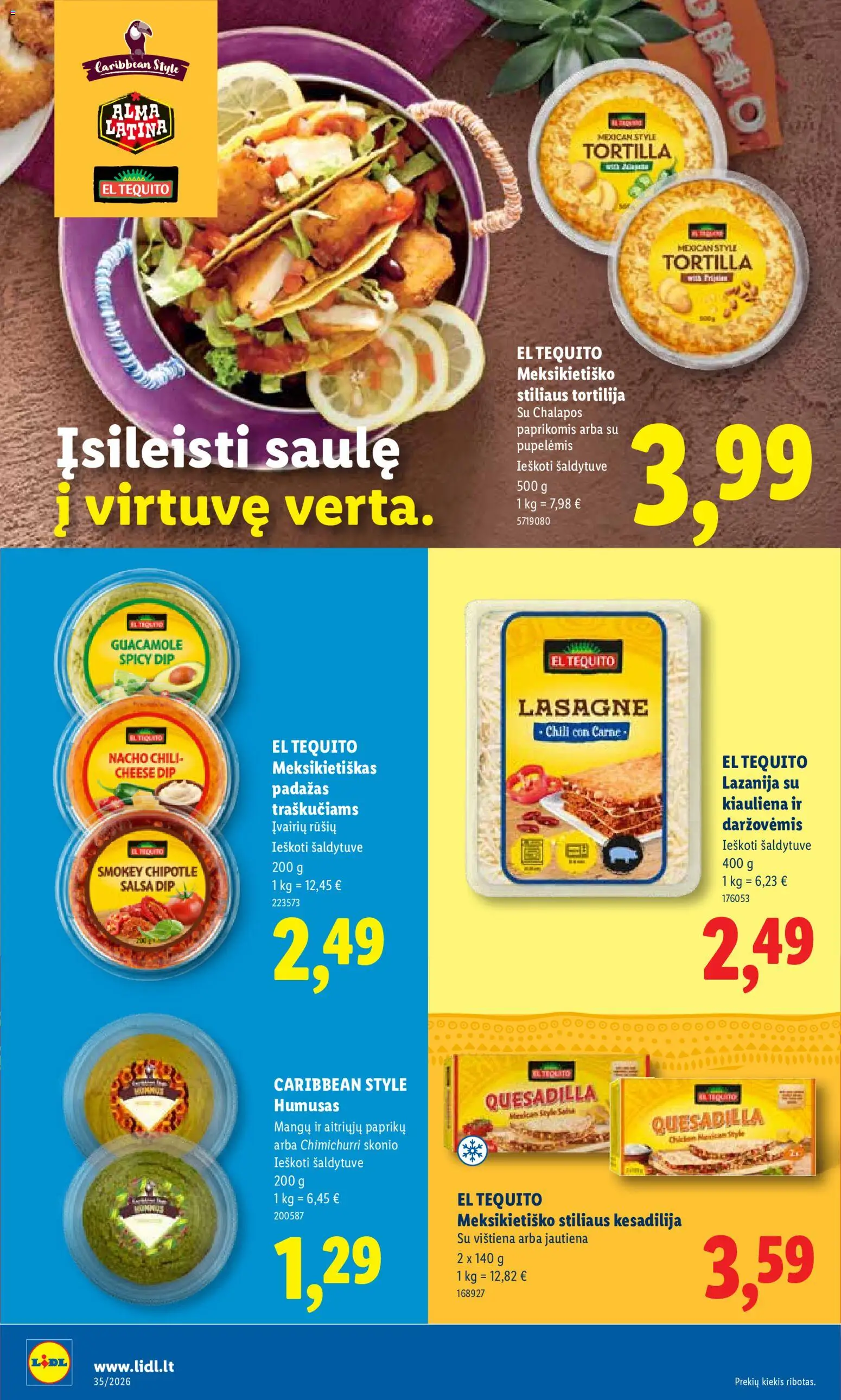 LIDL akcijos nuo 2026.08.24 | Puslapis: 24 | Prekių: Vištiena, Kiauliena, Padažas, Jautiena