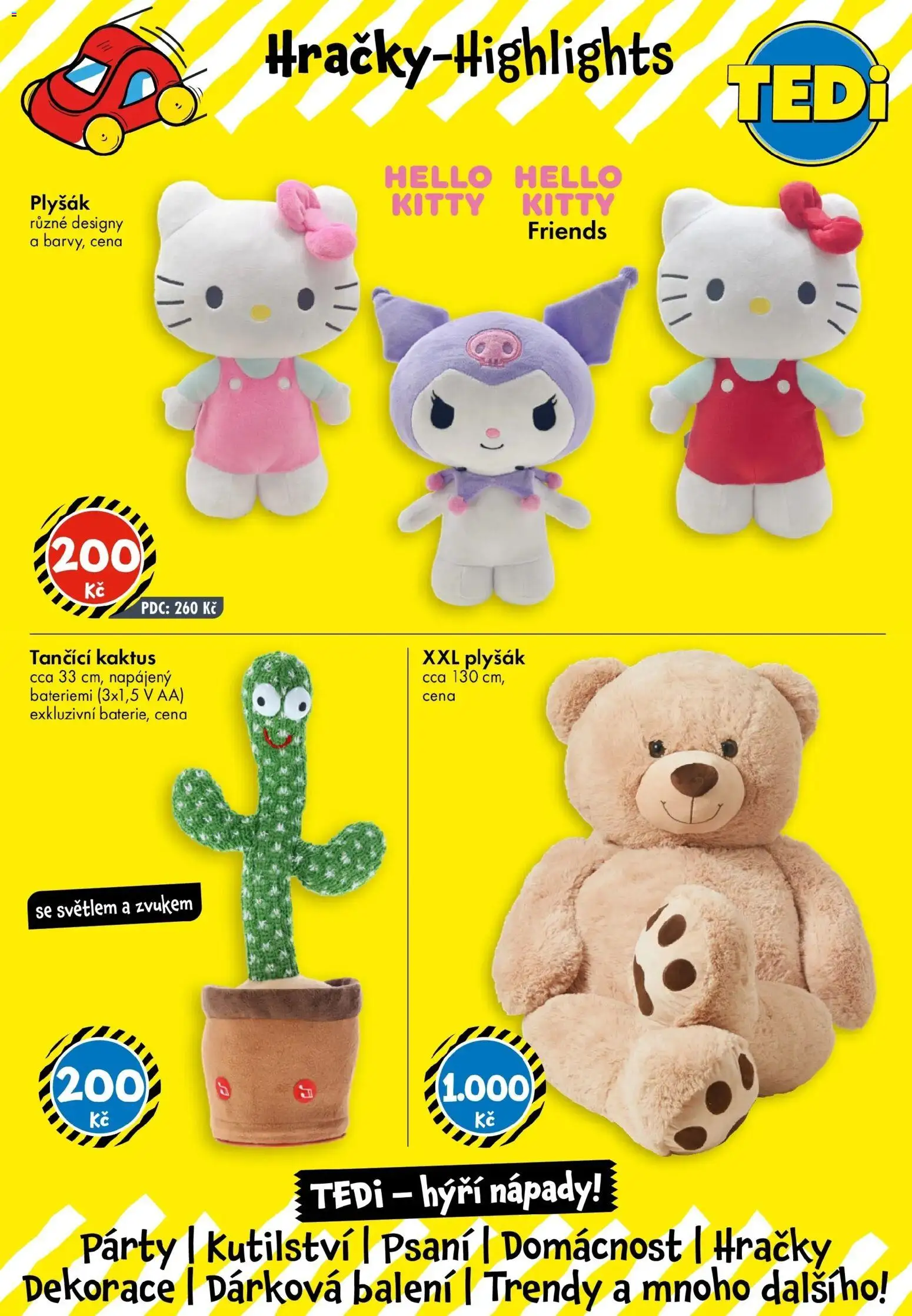 TEDi leták - Písek od 29.07.2026 | Strana: 4 | Produkty: Hračky, Plyšák, Dekorace
