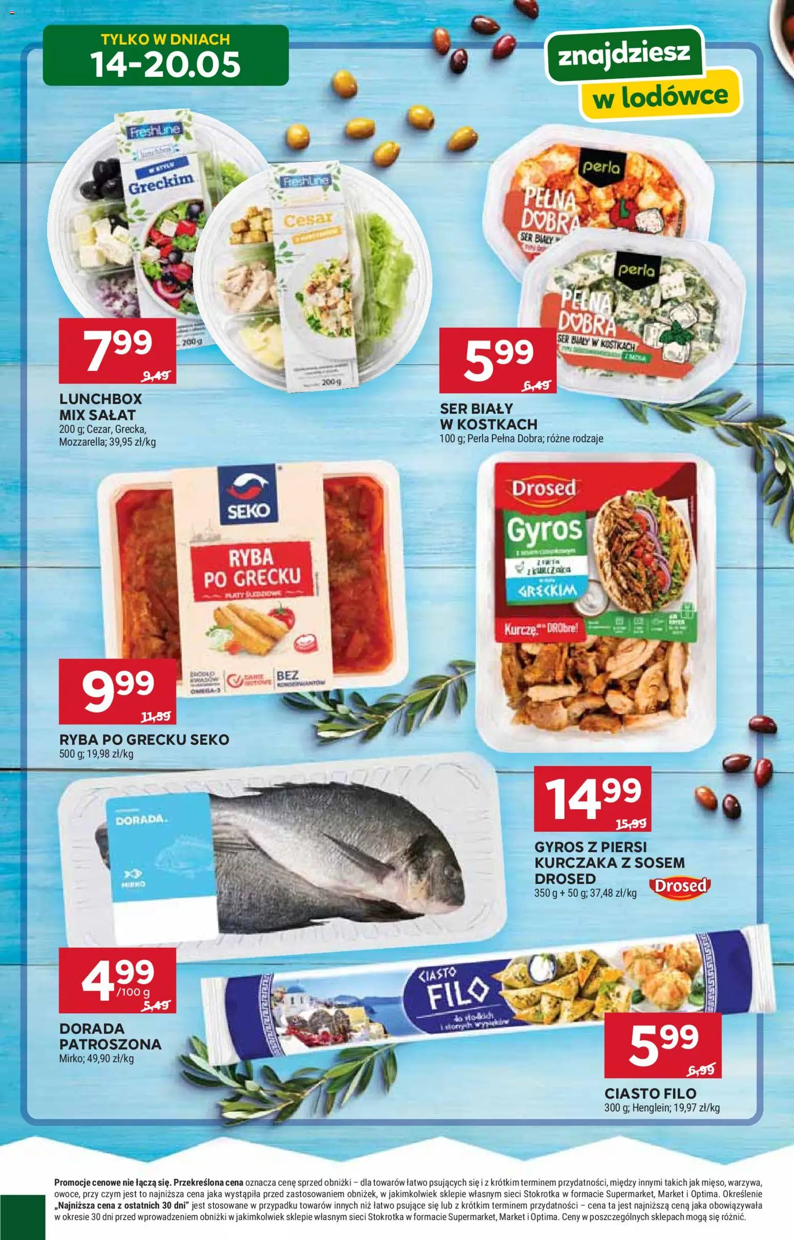Stokrotka gazetka od 14.05.2026 | Strona: 28 | Produkty: Piersi, Stokrotka, Mix sałat, Ser