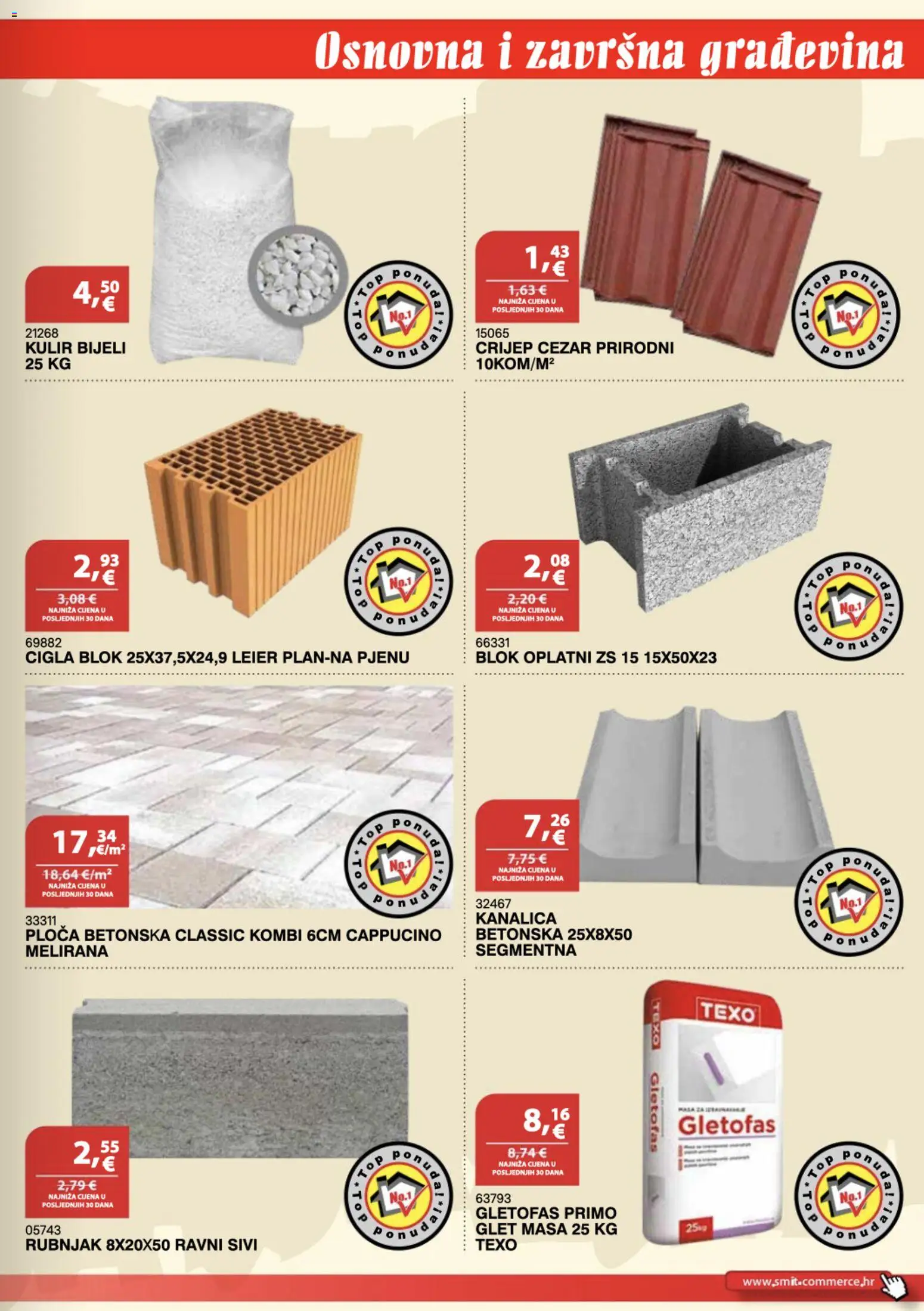 Smit Commerce katalog | vrijedi od 15.10.2026 | Stranica: 5 | Proizvodi: Glet masa, Crijep