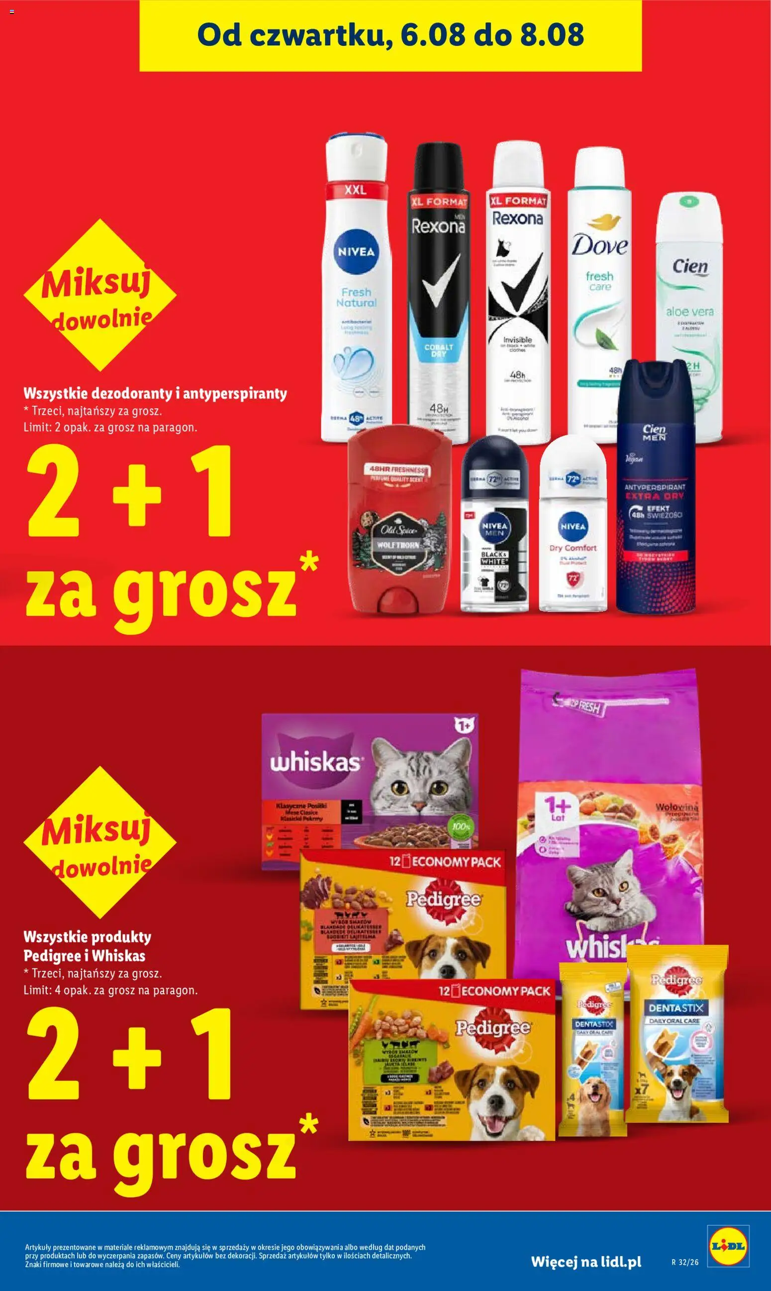 Lidl Polsko leták od 06.08.2026 | Strana: 27 | Produkty: Nivea, Pedigree, Rexona, Dove