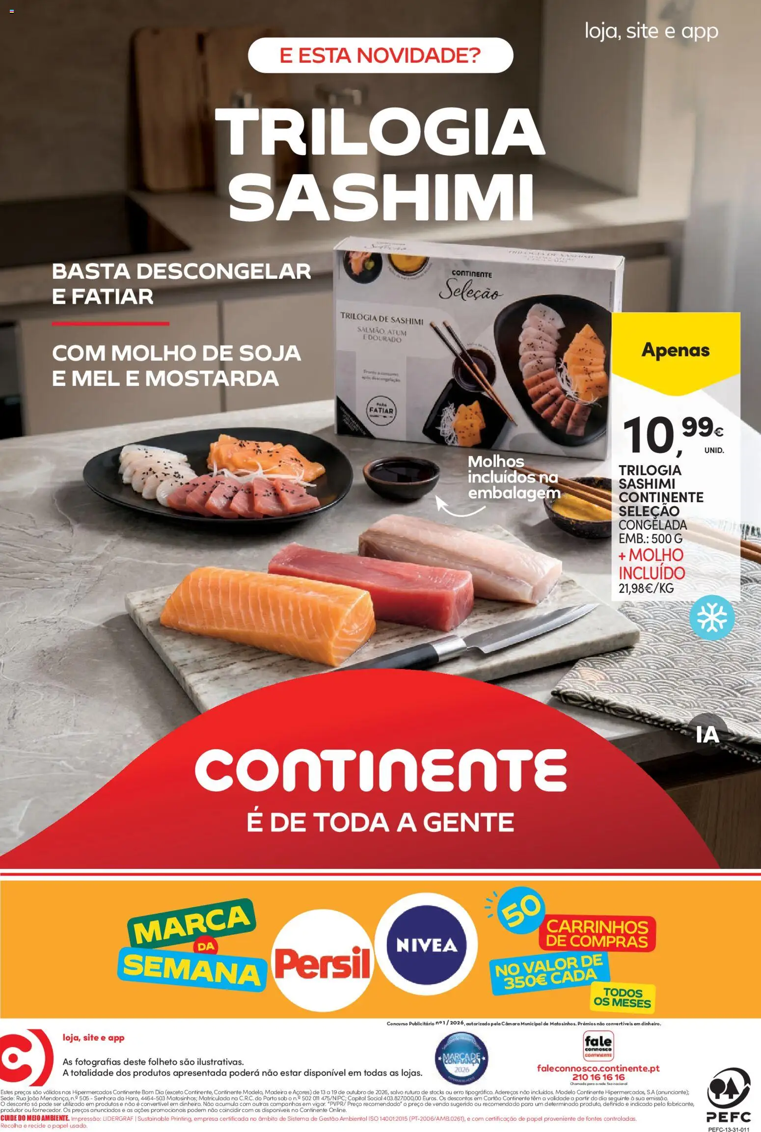 Continente folheto Bom Dia │ válido de 13/10/2026 | Página: 24 | Produtos: Soja, Atum, Molhos, Molho de soja