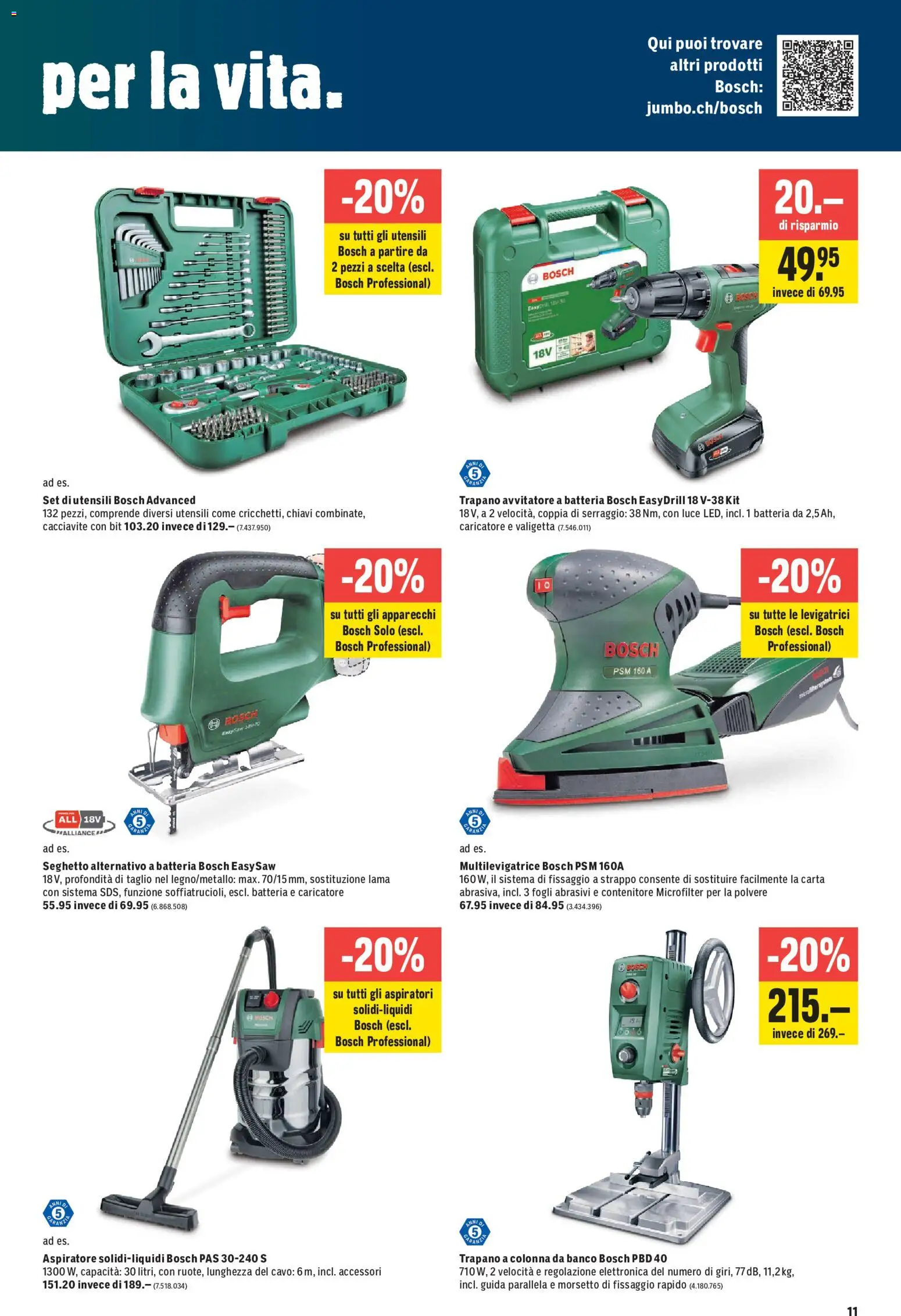 Jumbo aktionen IT – gültig ab 24.09.2026 | Seite: 11 | Produkte: Bosch