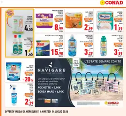 Anteprima del volantino DETERGENTE MULTI SUPERFICIE CONAD, disinfettante fresca protezione, cedro e lime 1,5 l valido a partire dal 01/07/2026 | Pagina: 20