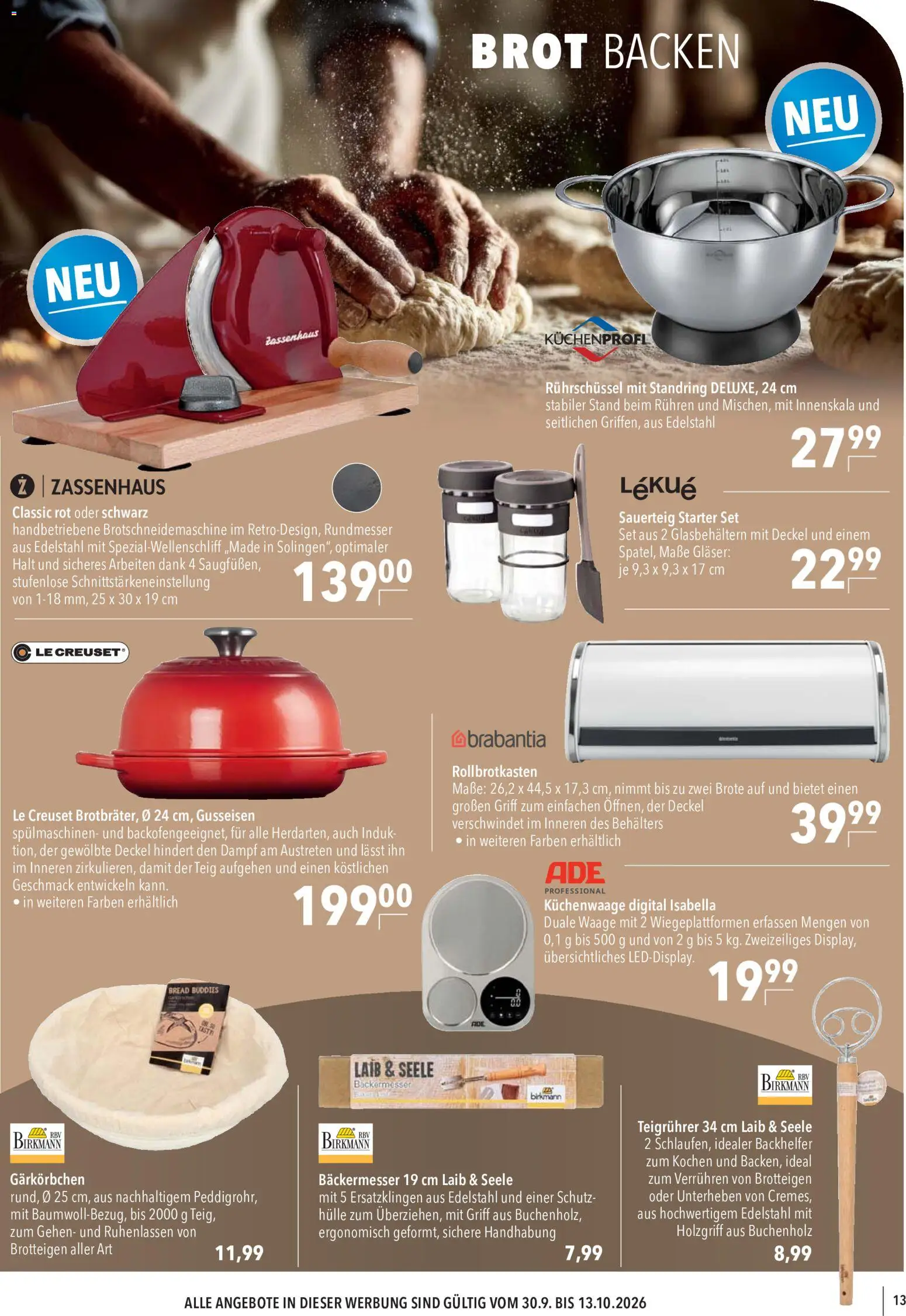 CITTI Markt Marken Welten – gültig ab 30.09.2026 | Seite: 13 | Produkte: Hülle, Brot