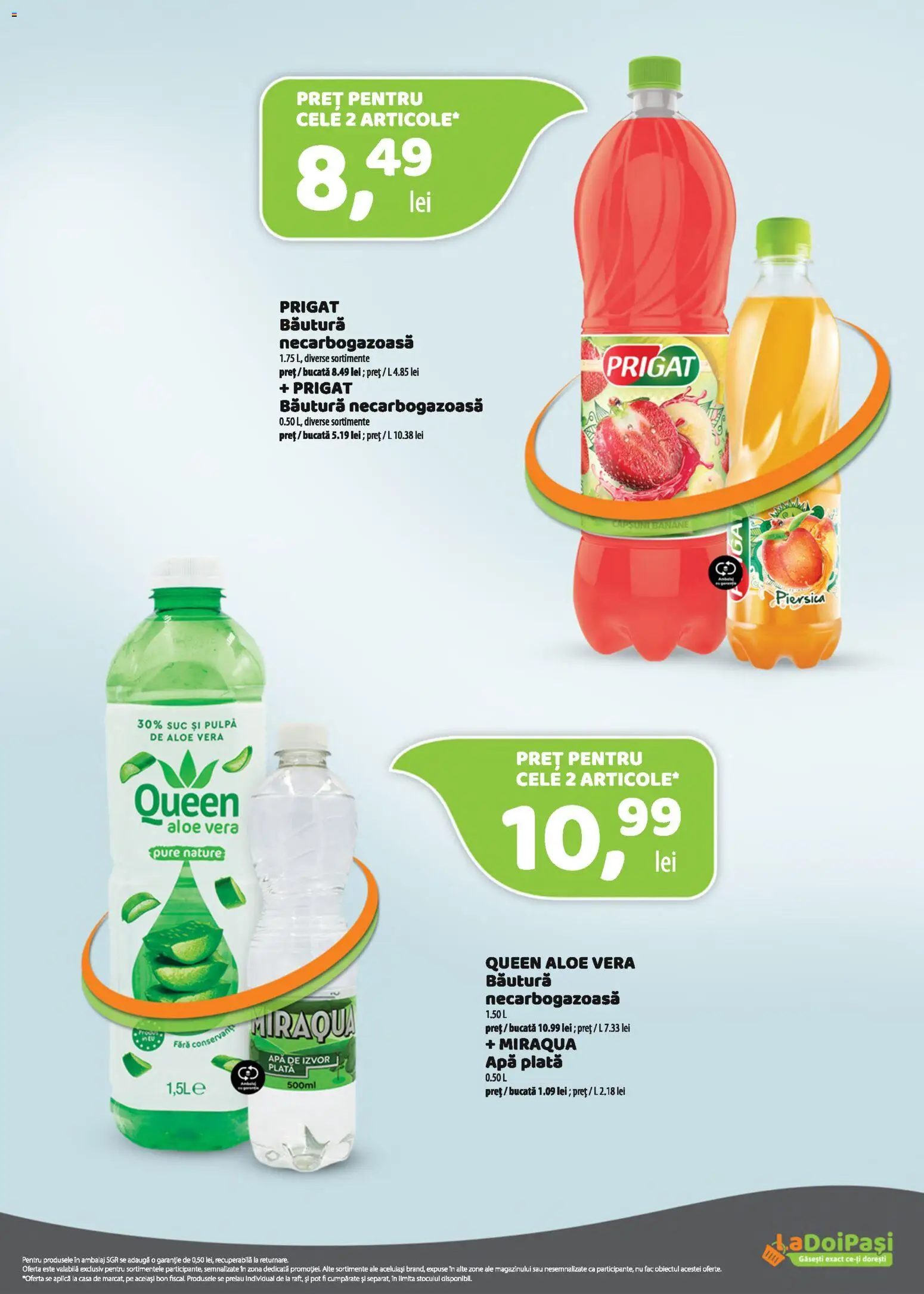 Noul catalog LaDoiPași – valabil de la 16.10.2026 | Pagină: 10 | Produse: Aloe vera, Suc, Banane, Apă
