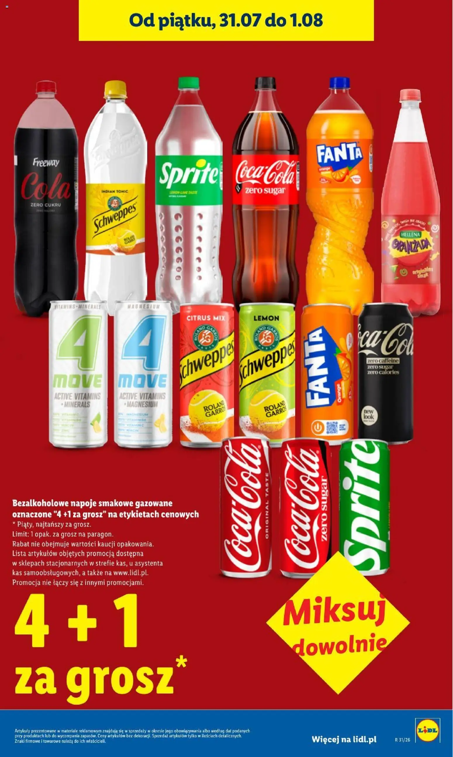 Lidl gazetka od 30.07.2026 | Strona: 27 | Produkty: Napoje, Sprite