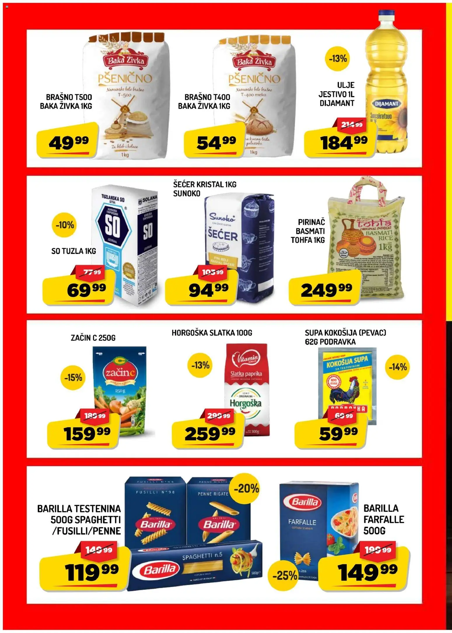 Aman katalog - važi od 30.10.2026 | Strana: 8 | Proizvode: Pasta, Paprika, Podravka, Hleb