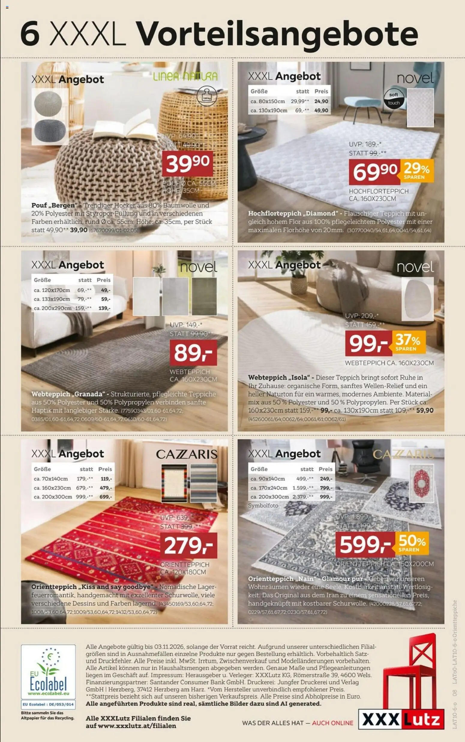 XXXLutz Orientteppiche web gültig ab 20.10.2026 | Seite: 7 | Produkte: Teppich