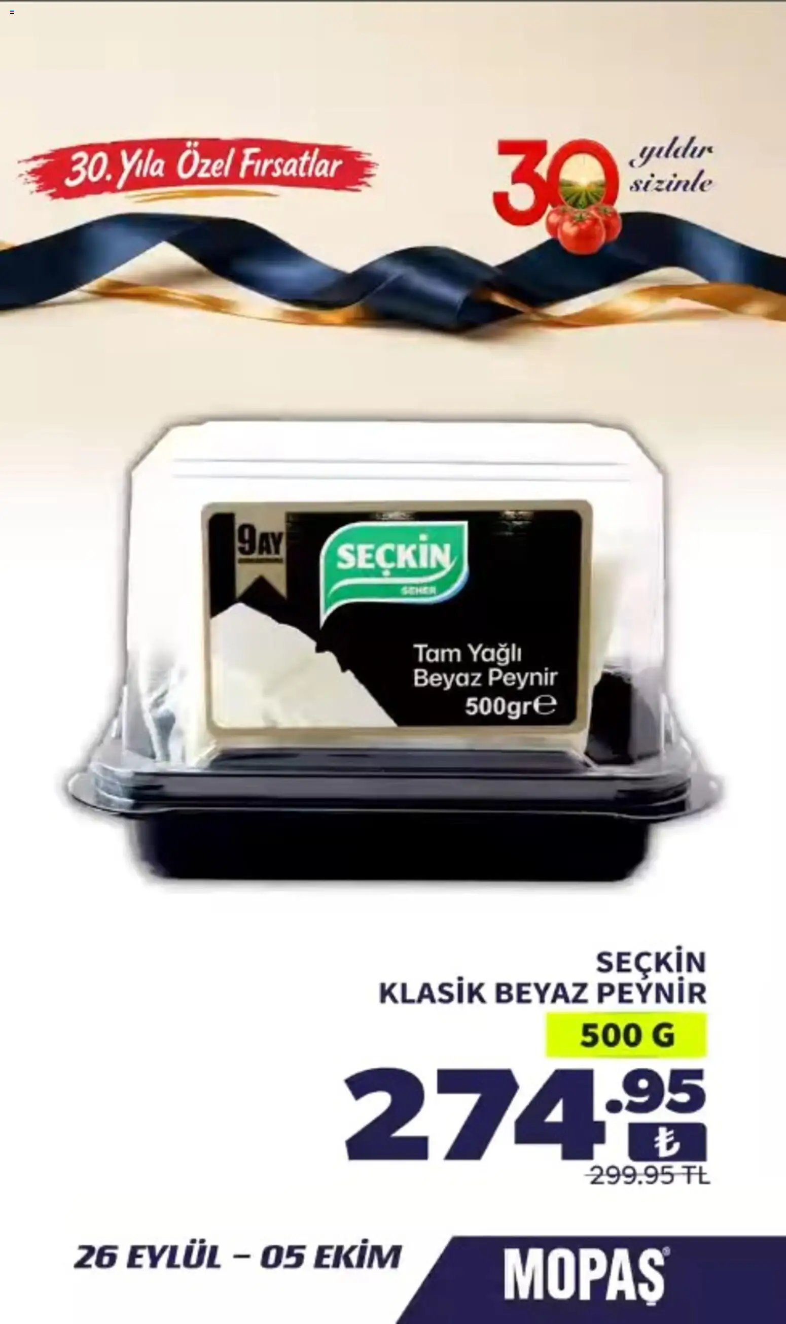 Mopaş Katalog - 26 Eylül 2026 tarihinden itibaren geçerlidir | Sayfa: 8 | Ürünler: Peynir
