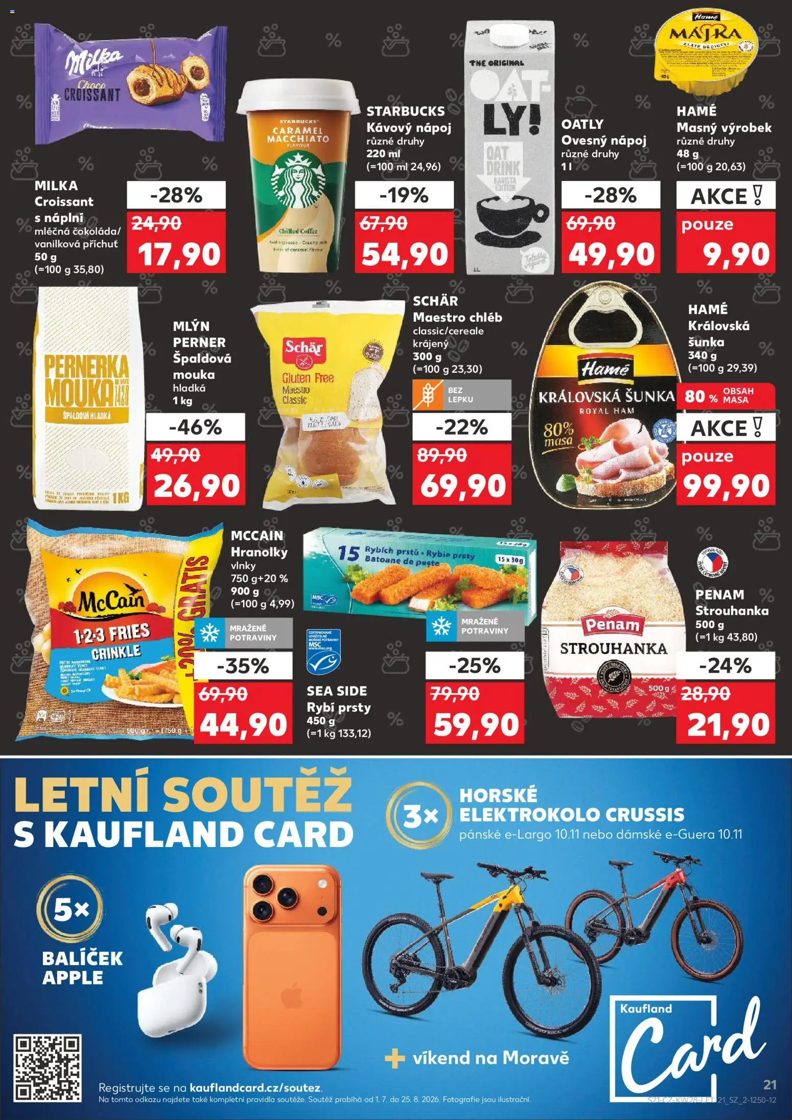 Kaufland leták od 08.07.2026 | Strana: 21 | Produkty: Milka, Ovesný nápoj, Apple, Mouka