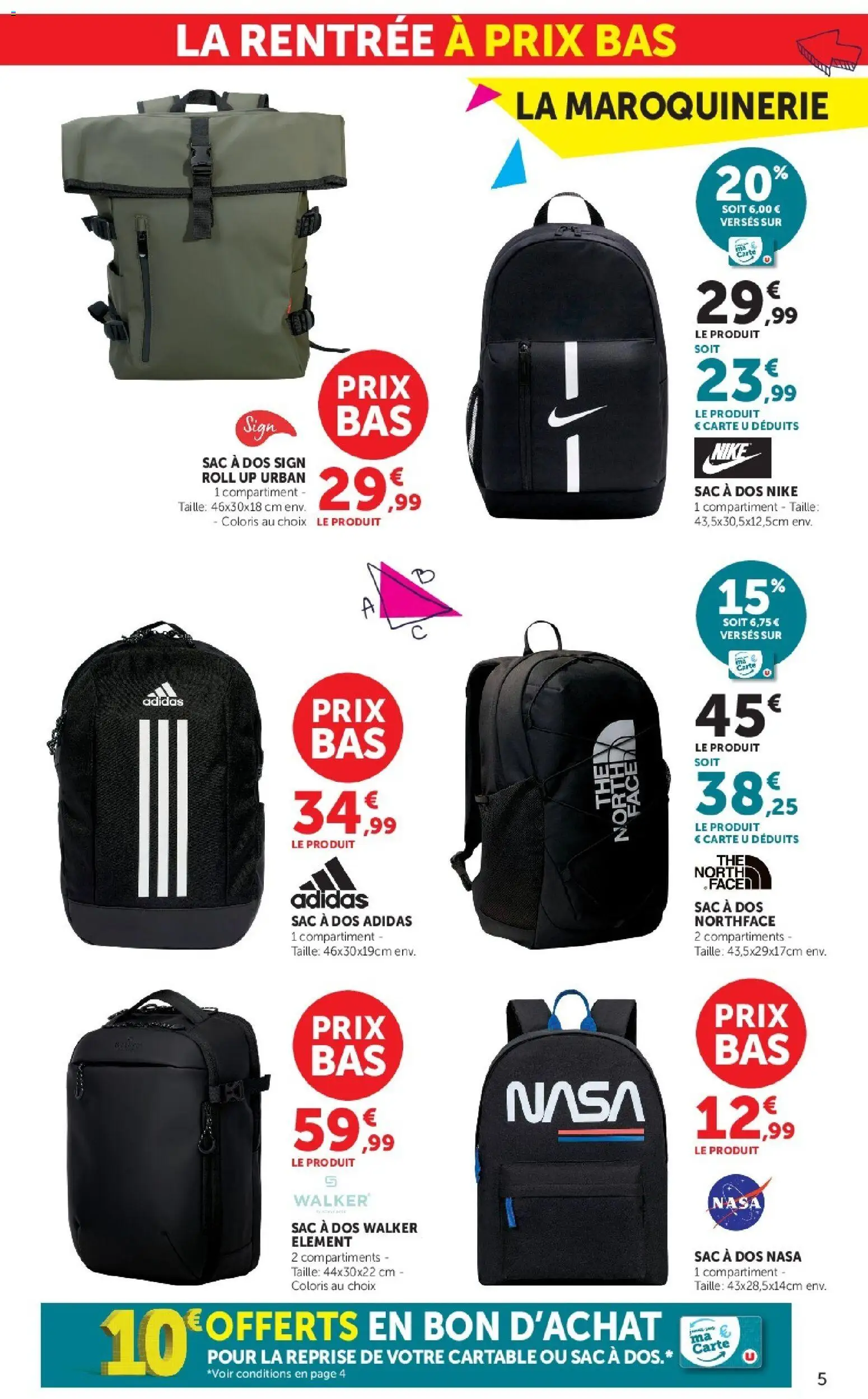 {H1} | Page: 5 | Produits: Sac, Cartable, Sac à dos