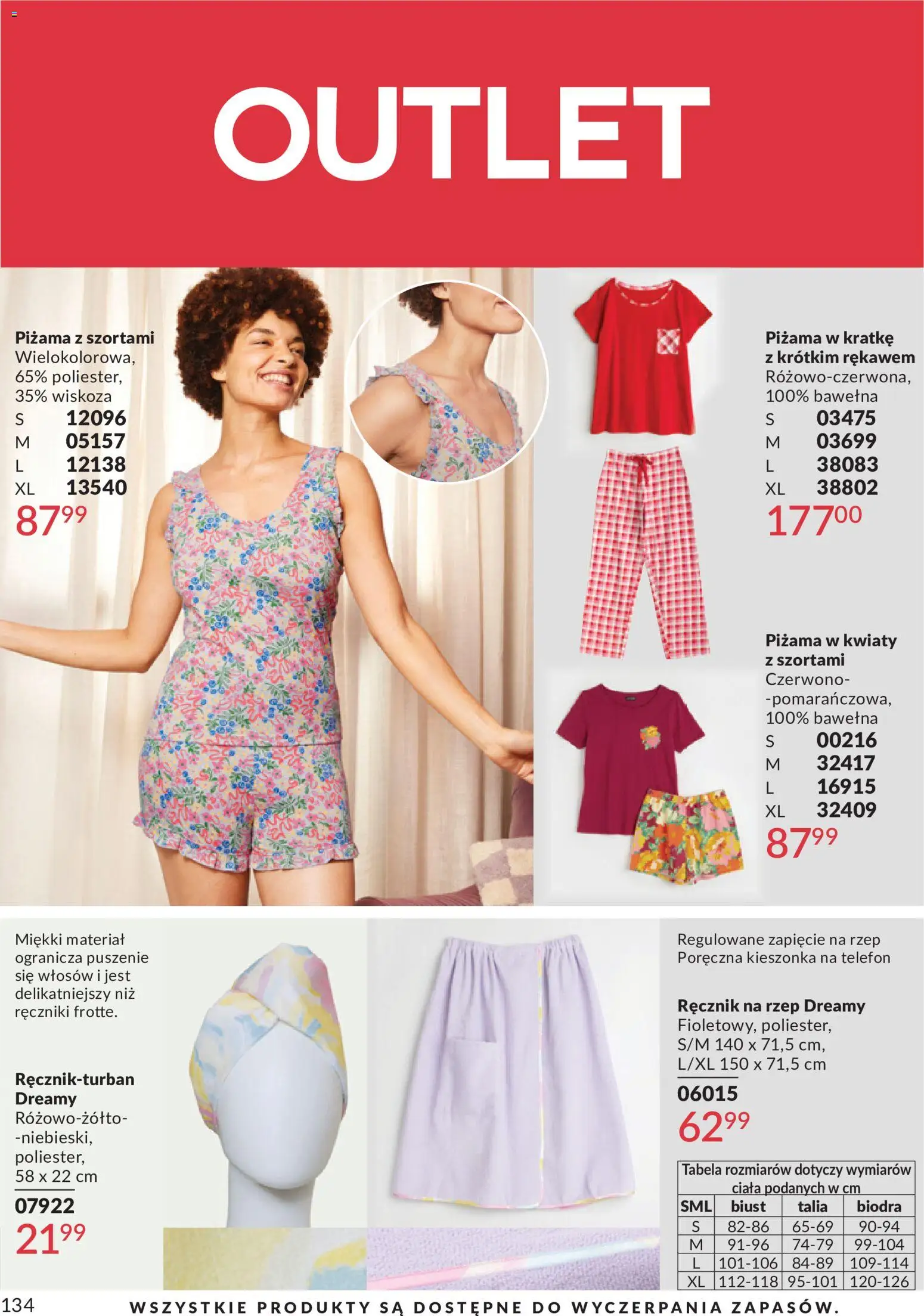 Avon Katalog 6 2026 od 01.06.2026 | Strona: 134 | Produkty: Piżama, Telefon, Kwiaty