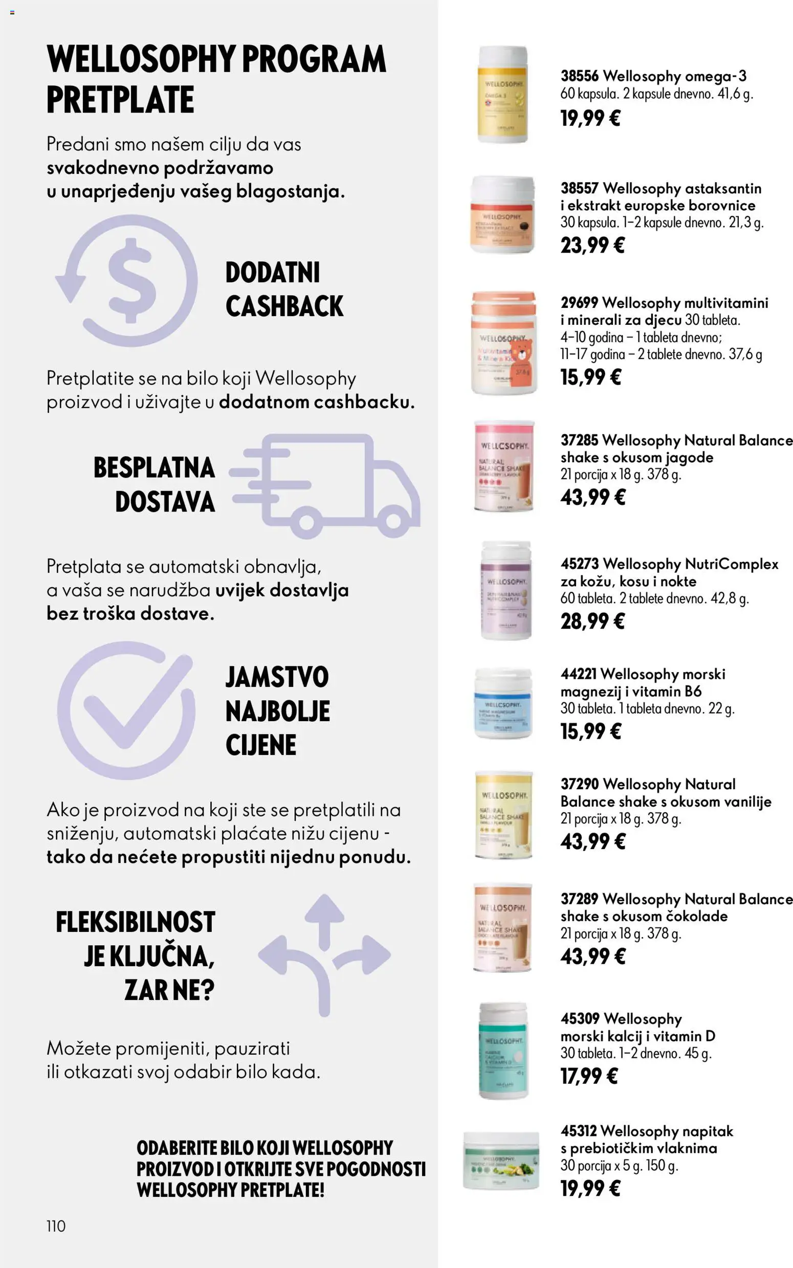 Oriflame katalog | vrijedi od 05.08.2026 | Stranica: 110 | Proizvodi: Jagode, Borovnice, Tableta