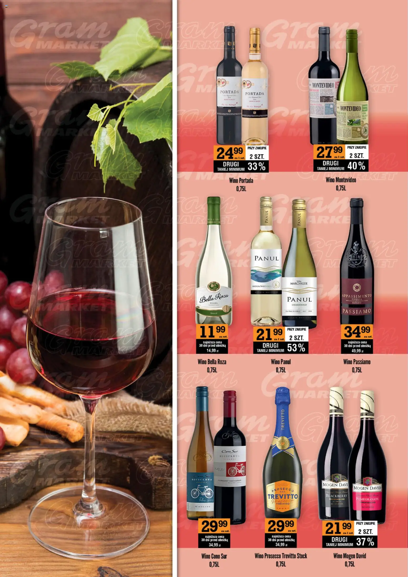 Gram Market gazetka - Barek od 01.08.2026 | Strona: 4 | Produkty: Chardonnay, Wino, Portada wino, Prosecco