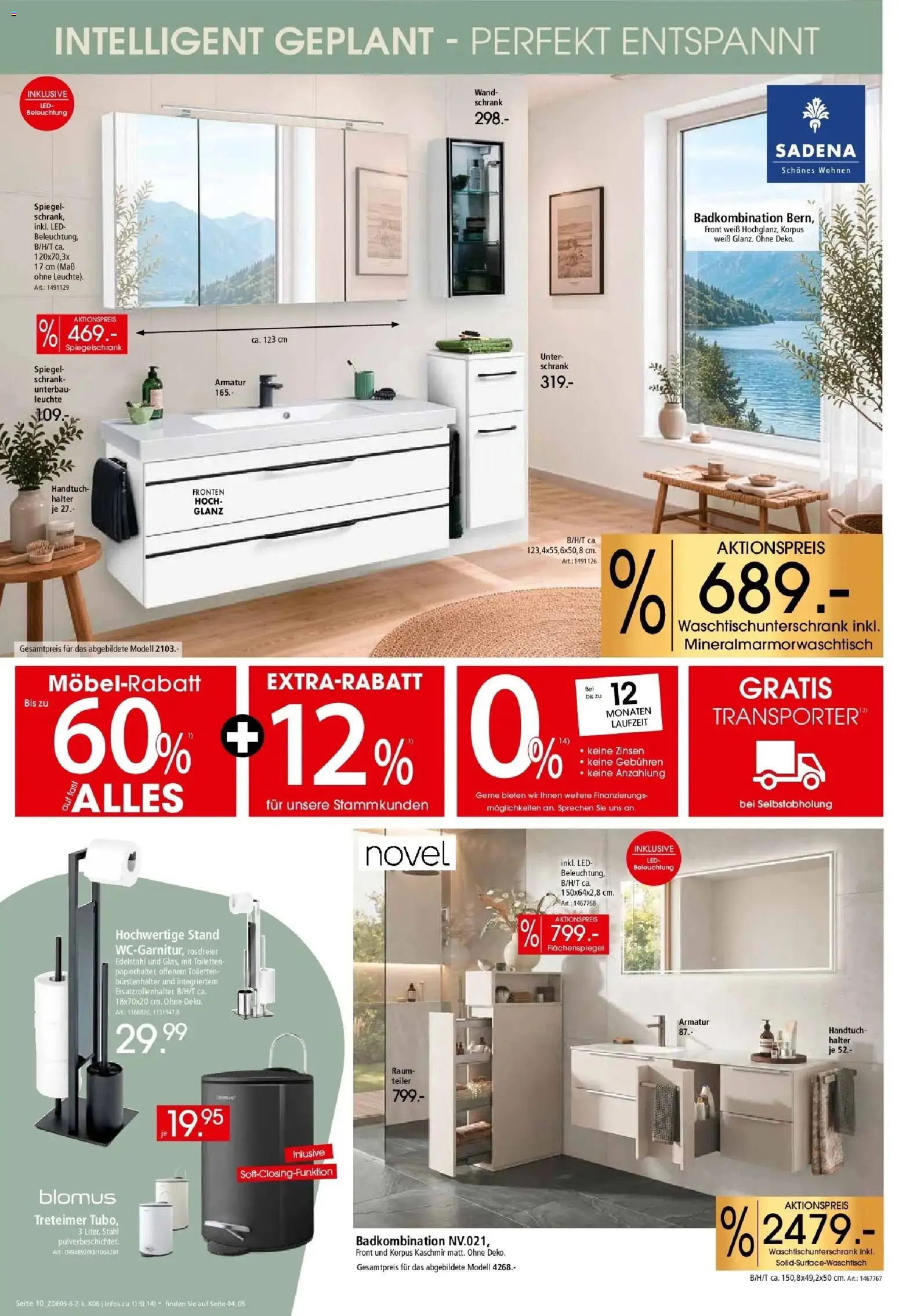 Zurbrüggen Küchen für ihr Zuhause Unna – gültig ab 25.07.2026 | Seite: 18 | Produkte: Schrank, Spiegel, Armatur, Spiegelschrank