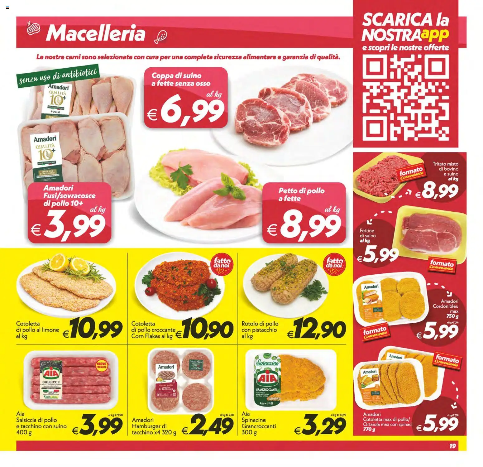 Volantino SuperConveniente del 22/09/2026 | Pagina: 19 | Prodotti: Pistacchio, Salsiccia, Spinaci, Salsicce