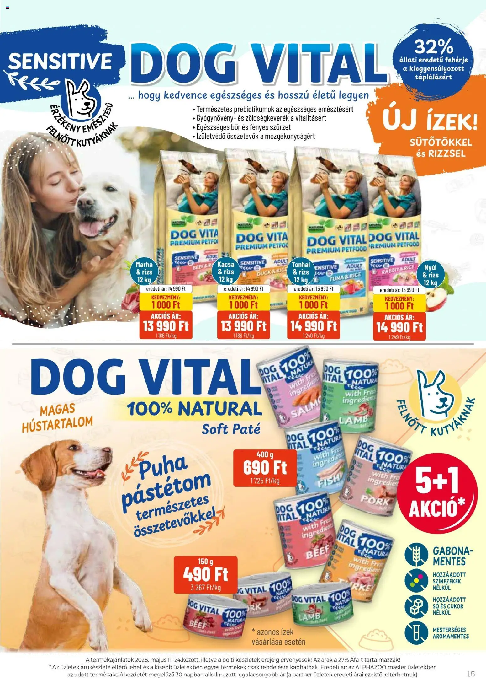 AlphaZoo akciós ujság - amely érvényes a következő dátumtól: 11.05.2026 | Oldal: 15