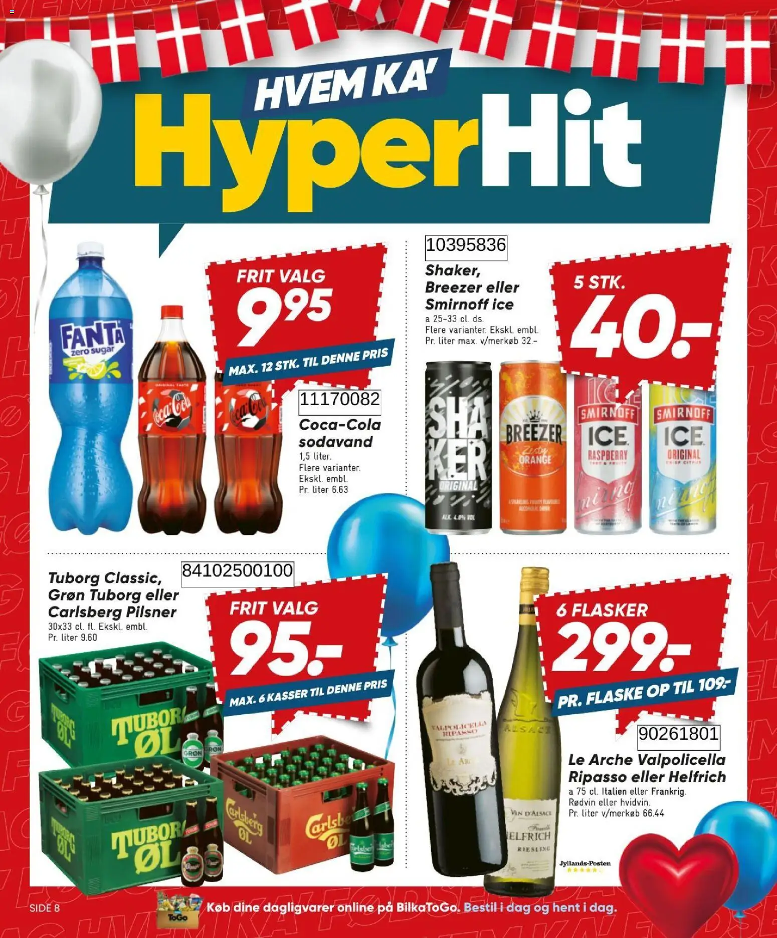 Bilka tilbudsavis – gyldig fra 07/08/2026 | Side: 9 | Produkter: Vin, Sodavand, Fanta