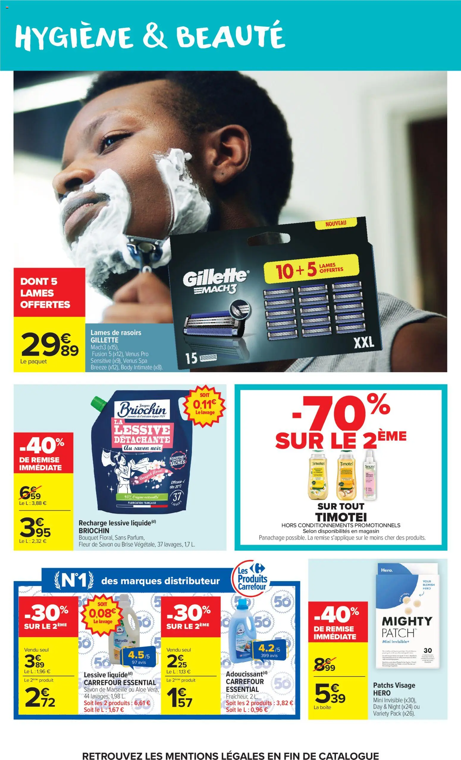 {H1} | Page: 13 | Produits: Body, Savon, Lessive Liquide, Lessive
