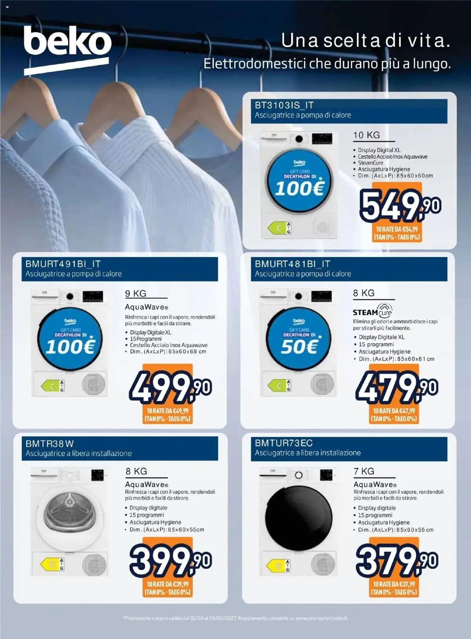 Nuovo Unieuro volantino Speciale Asciugatura da Unieuro! dal 16/10/2026 > offerte anteprima 🛍️ | Pagina: 8 | Prodotti: Asciugatrice