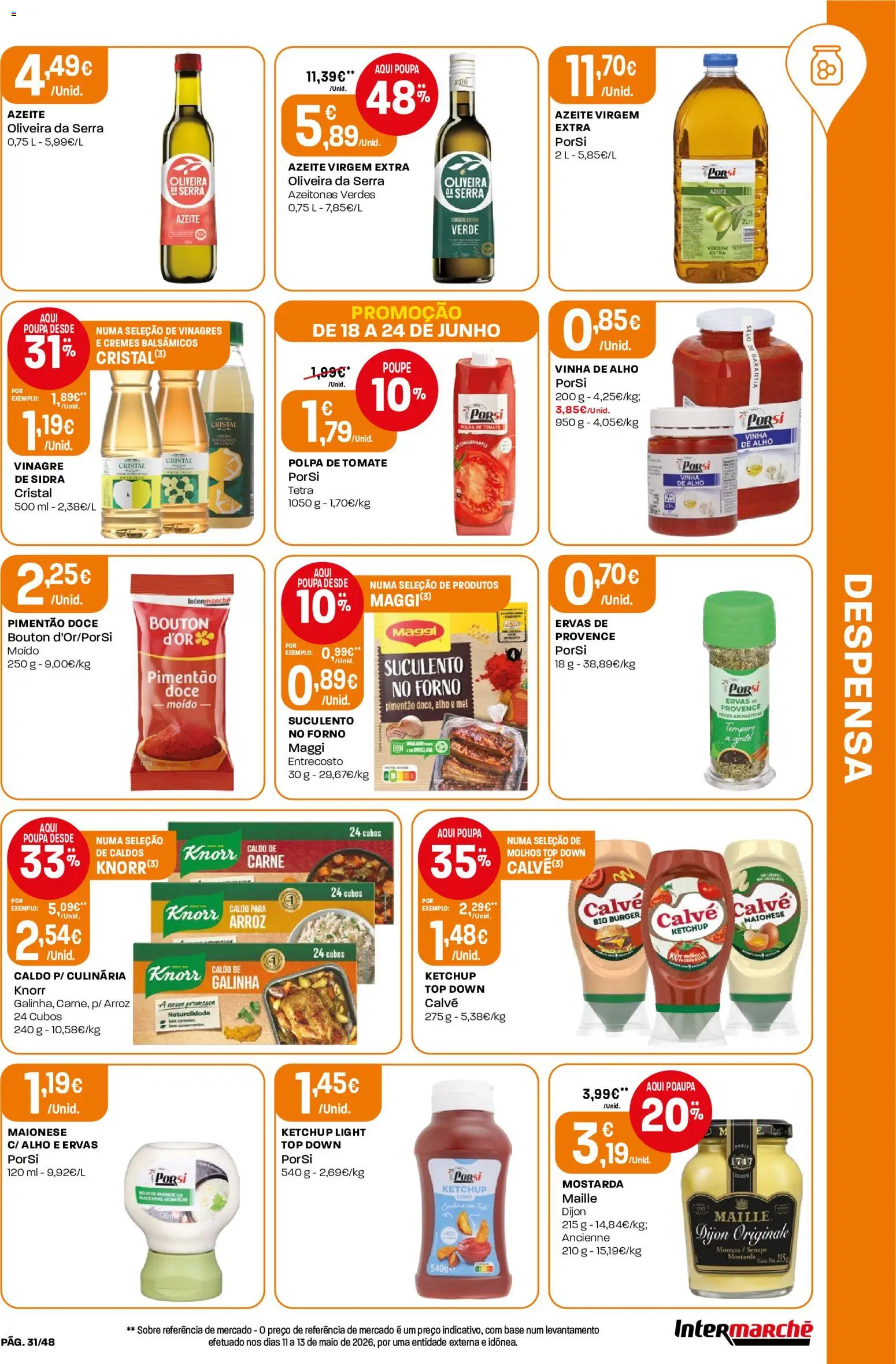 Intermarché folheto │ válido de 18.06.2026 | Página: 31