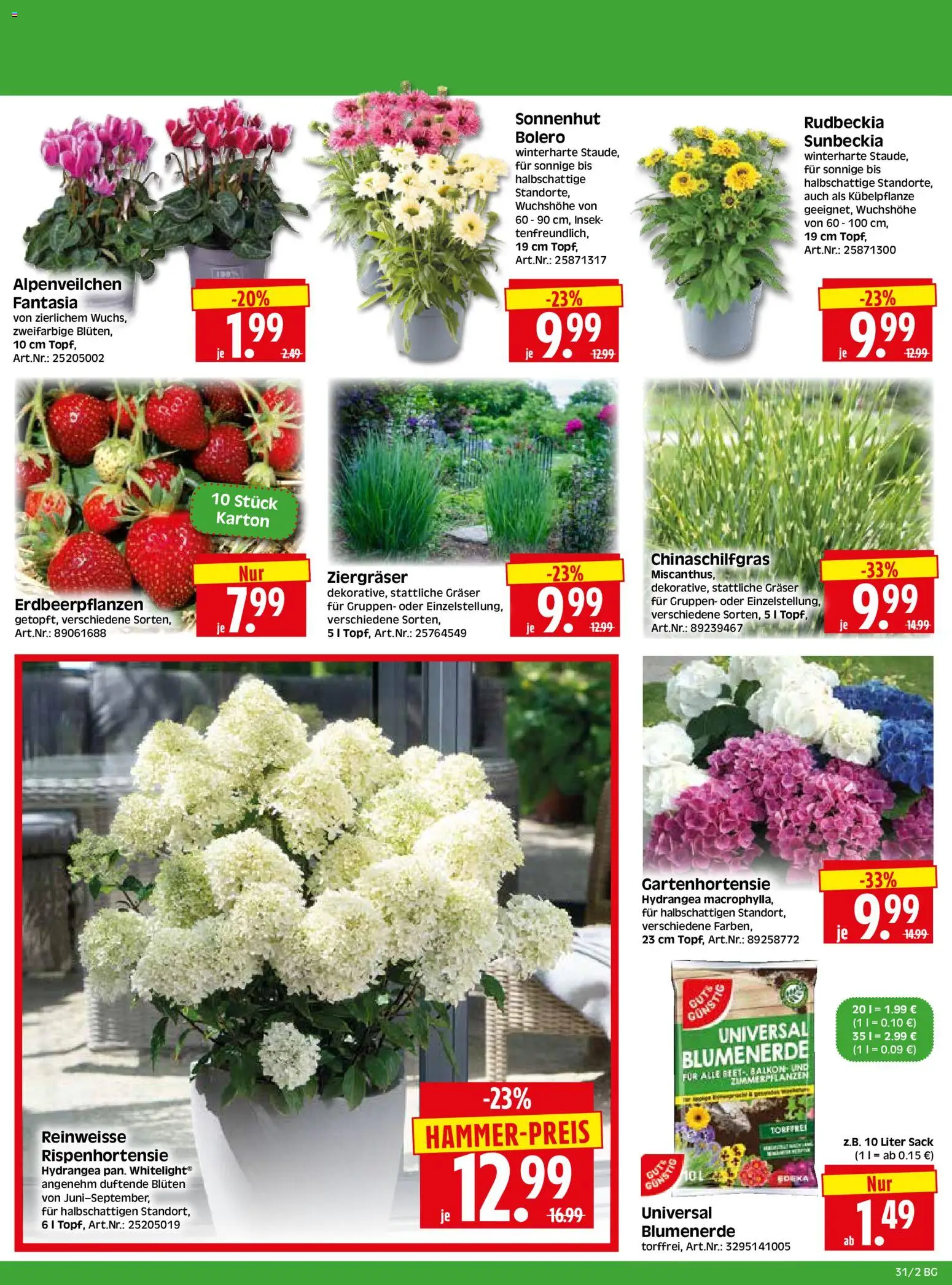 HERKULES Bau & Garten – gültig ab 27.07.2026 | Seite: 2 | Produkte: Bolero, Blumenerde