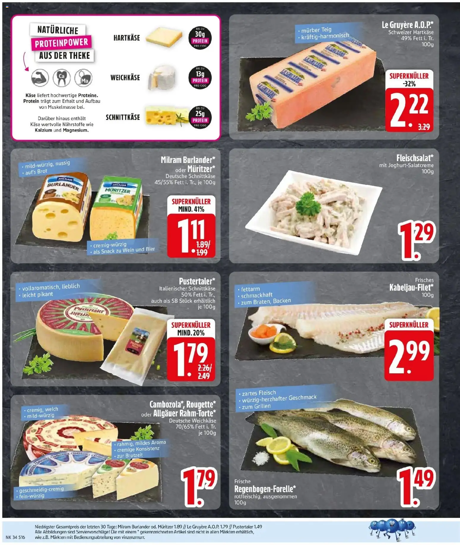 Edeka Prospekt Rötz (ab 17.08.2026) » Angebote Online | Seite: 18 | Produkte: Käse, Theke, Bier, Milram