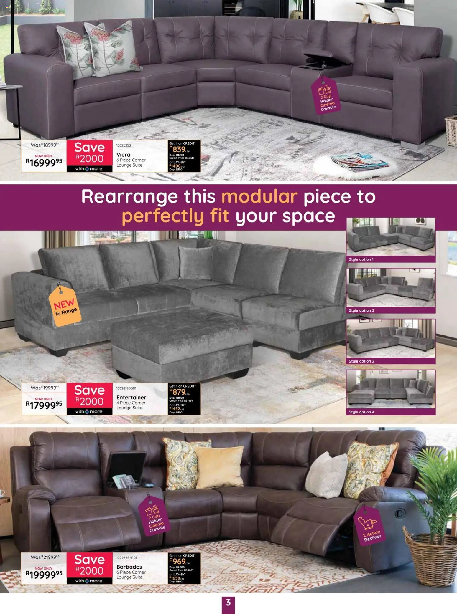 New Bradlows catalogue – valid from 17/09/2026 | Page: 3 | Products: Lounge suite