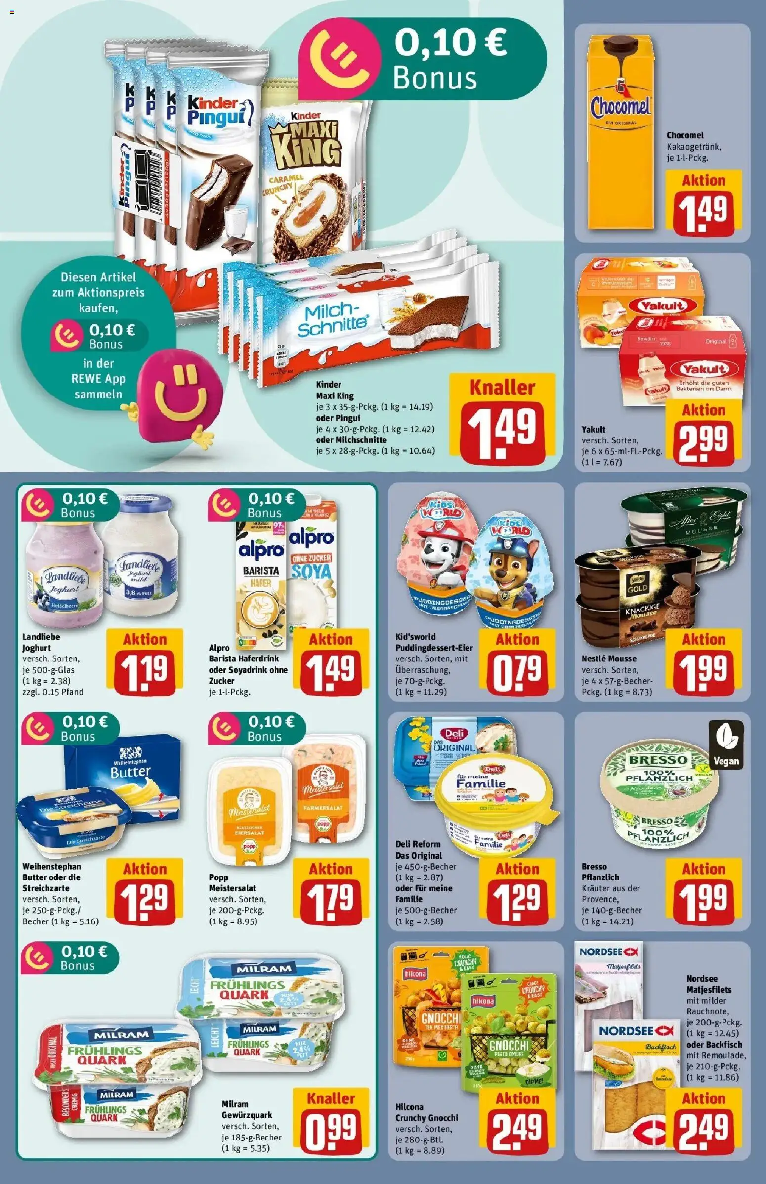 REWE Prospekt ab 12.10.2026 zum Blättern » Angebote | Seite: 12 | Produkte: Gnocchi, Butter, Alpro, Deli reform