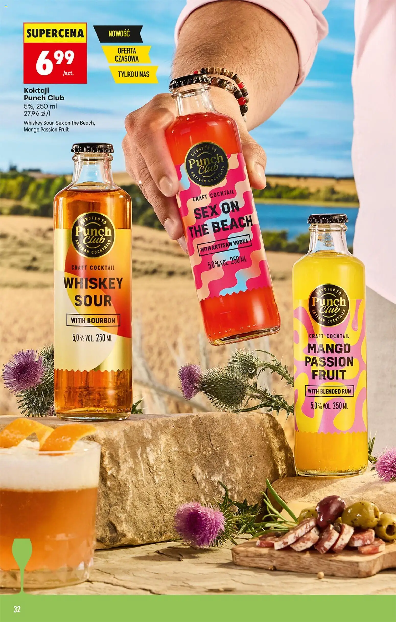 Biedronka Polsko leták - Czas na toast od 27.07.2026 | Strana: 32 | Produkty: Rum, Mango, Whiskey, Vodka