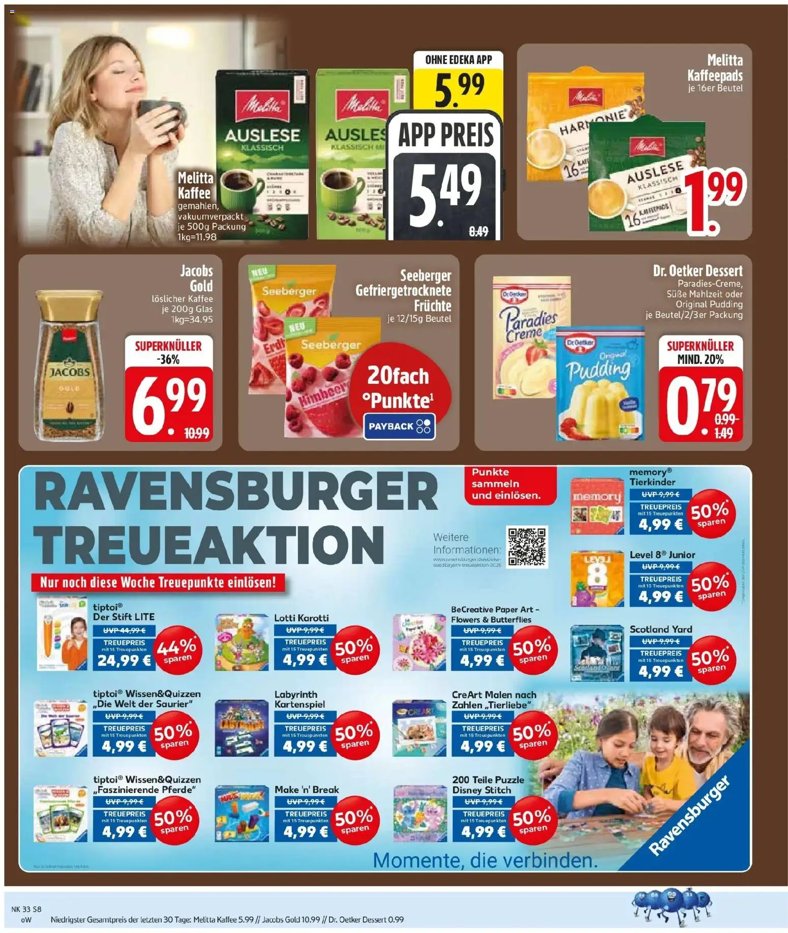 Edeka Prospekt Parkstetten (ab 10.08.2026) » Angebote Online | Seite: 10 | Produkte: Melitta, Kaffeepads, Kaffee, Löslicher Kaffee