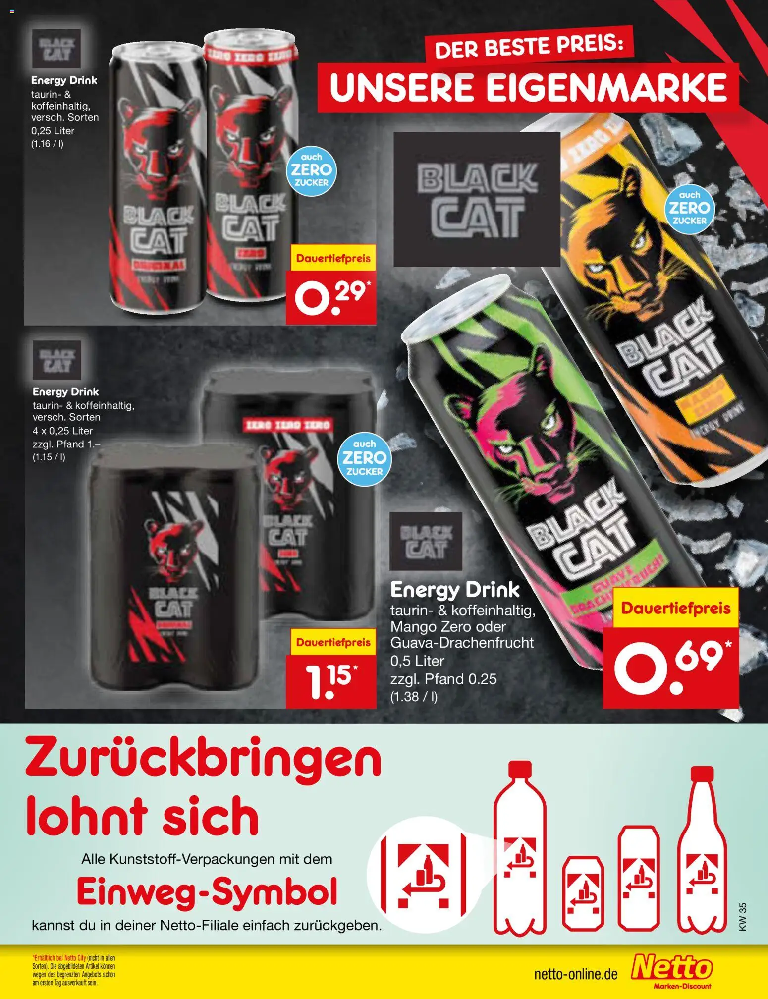 Netto Marken-Discount Prospekt – gültig ab 24.08.2026 | Seite: 9 | Produkte: Energy, Zucker, Mango