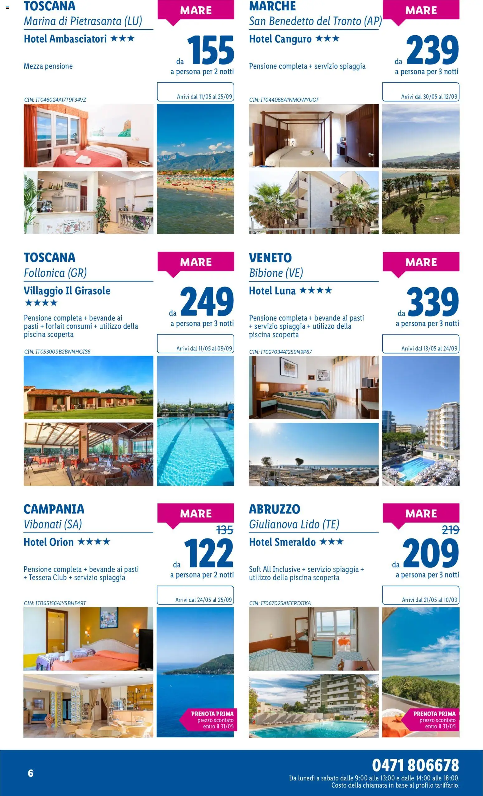 Volantino Lidl del 30.04.2026 | Pagina: 6 | Prodotti: Tè, Piscina, The