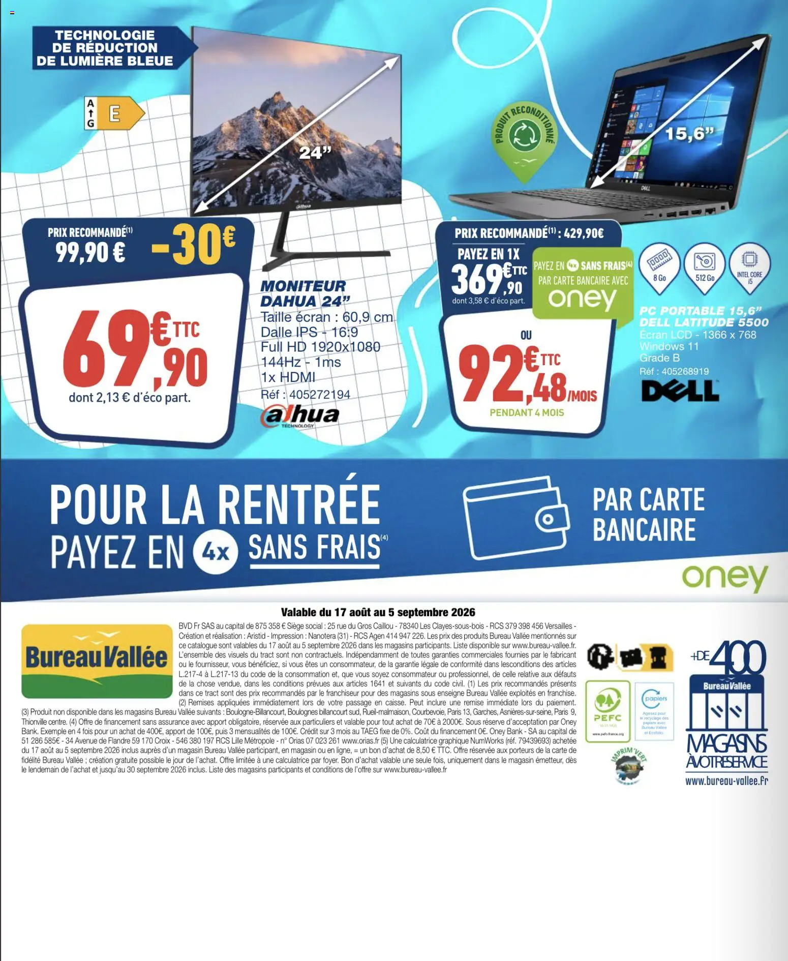 {H1} | Page: 24 | Produits: Moniteur, Calculatrice, PC portable, Portable