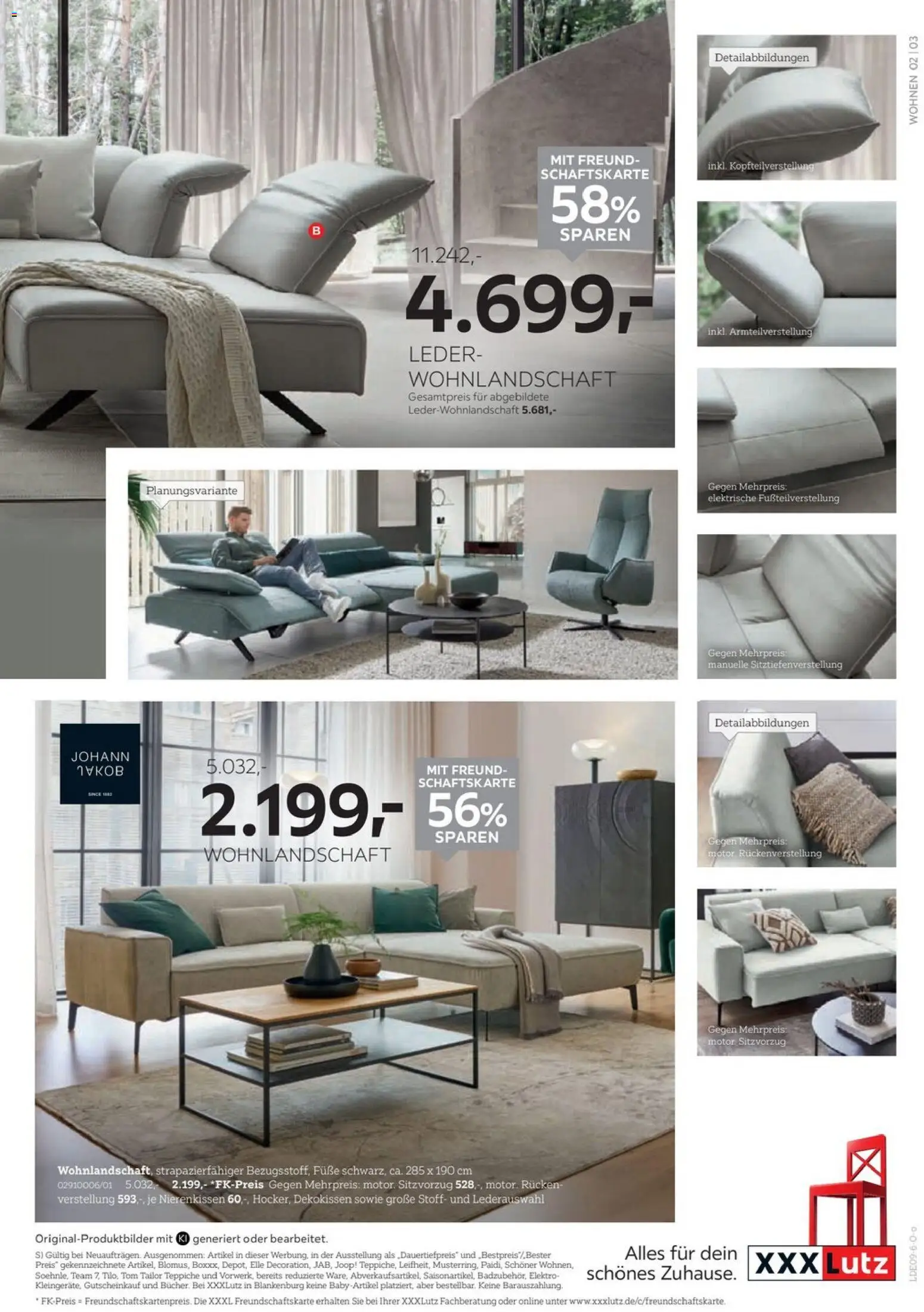 XXXLutz Last-Minute-Preis – gültig ab 19.09.2026 | Seite: 3 | Produkte: Wohnlandschaft