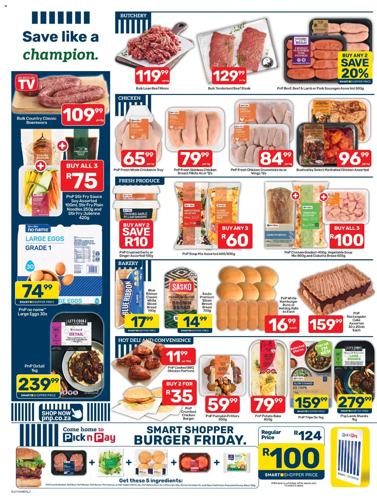 New Pick n Pay catalogue – valid from 25/08/2026 | Page: 2 | Products: Boerewors, Soup, Gravy, Sauce