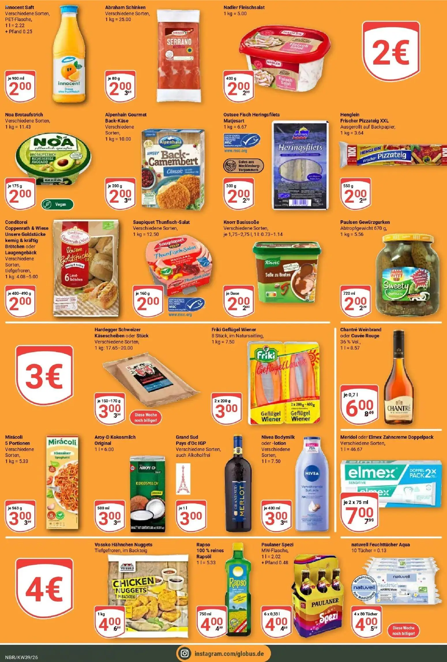 Globus Prospekt Neubrandenburg (ab 21.09.2026) » Angebote online | Seite: 7 | Produkte: Spaghetti, Rouge, Fisch, Paulaner