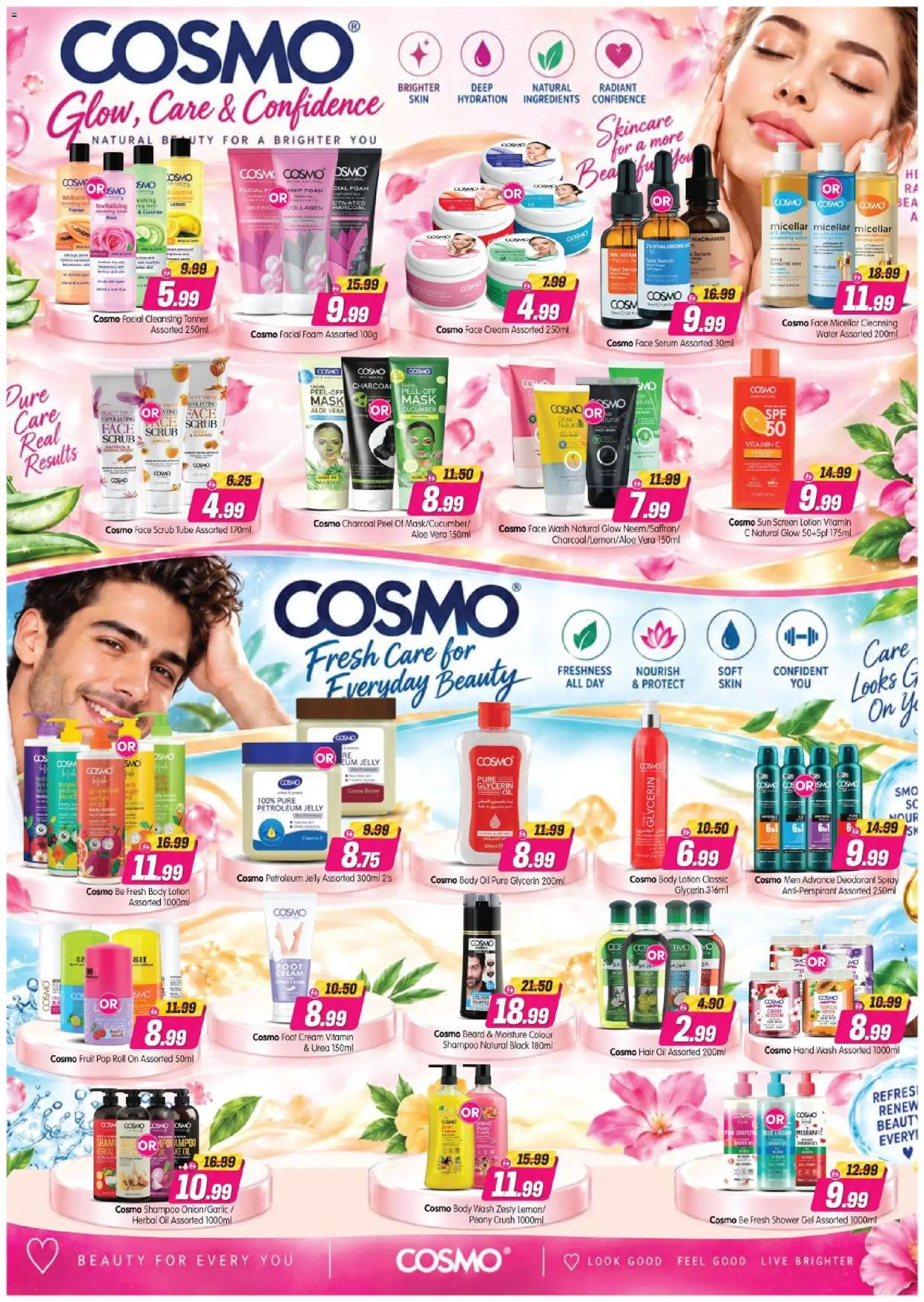 {H1} | Page: 2 | Products: Oil, Body wash, Shower, Lotion