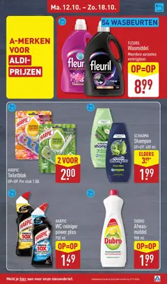 Aldi folder week 42 - Voorbeeld van een folder van Aldi, geldig van 12-10-2026 | Pagina: 23 | Producten: Wasmiddel, Citroen, Toilet, Shampoo