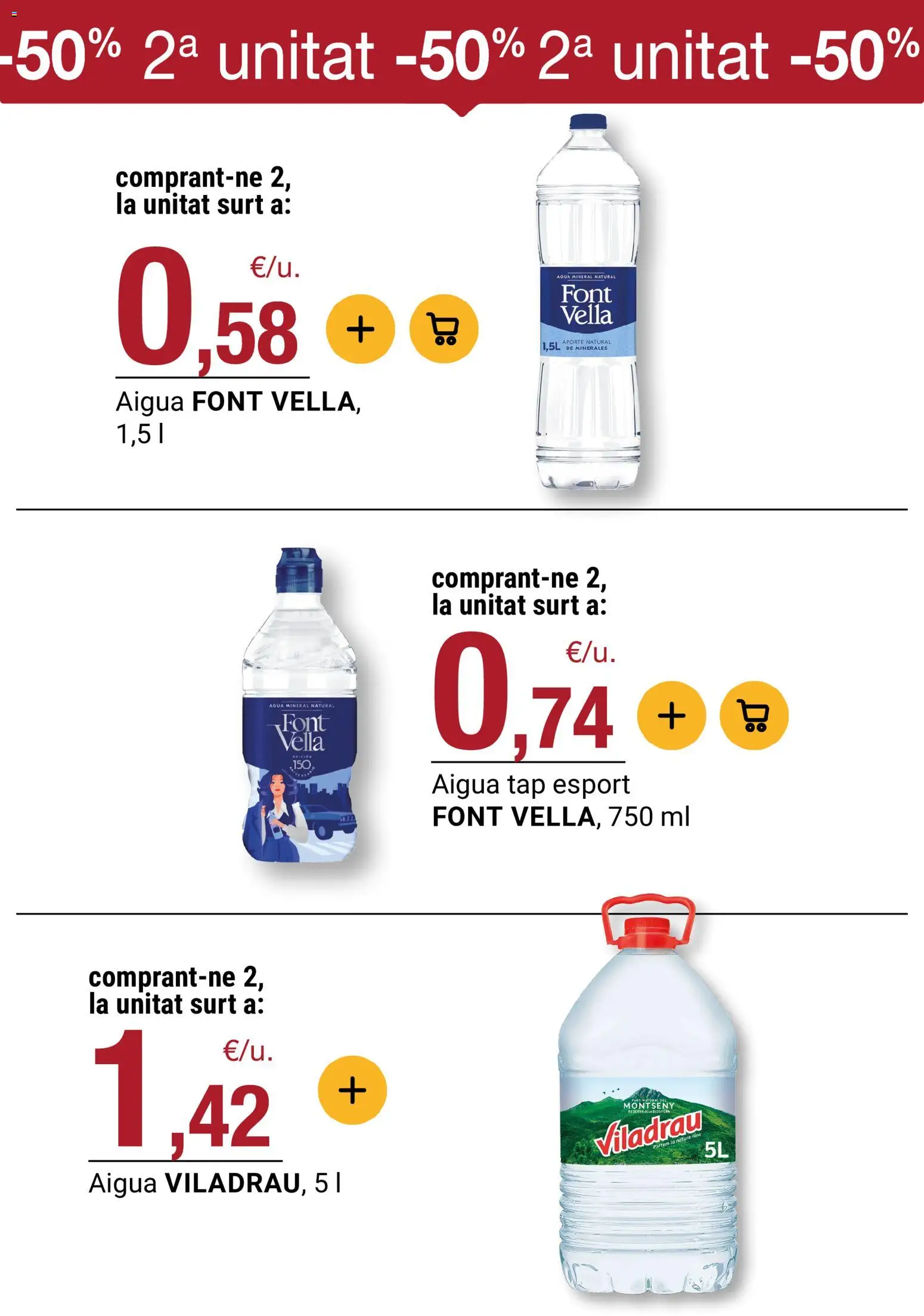 Bonpreu folleto │ válido desde el 15/09/2026 | Página: 38 | Productos: Agua, Agua mineral