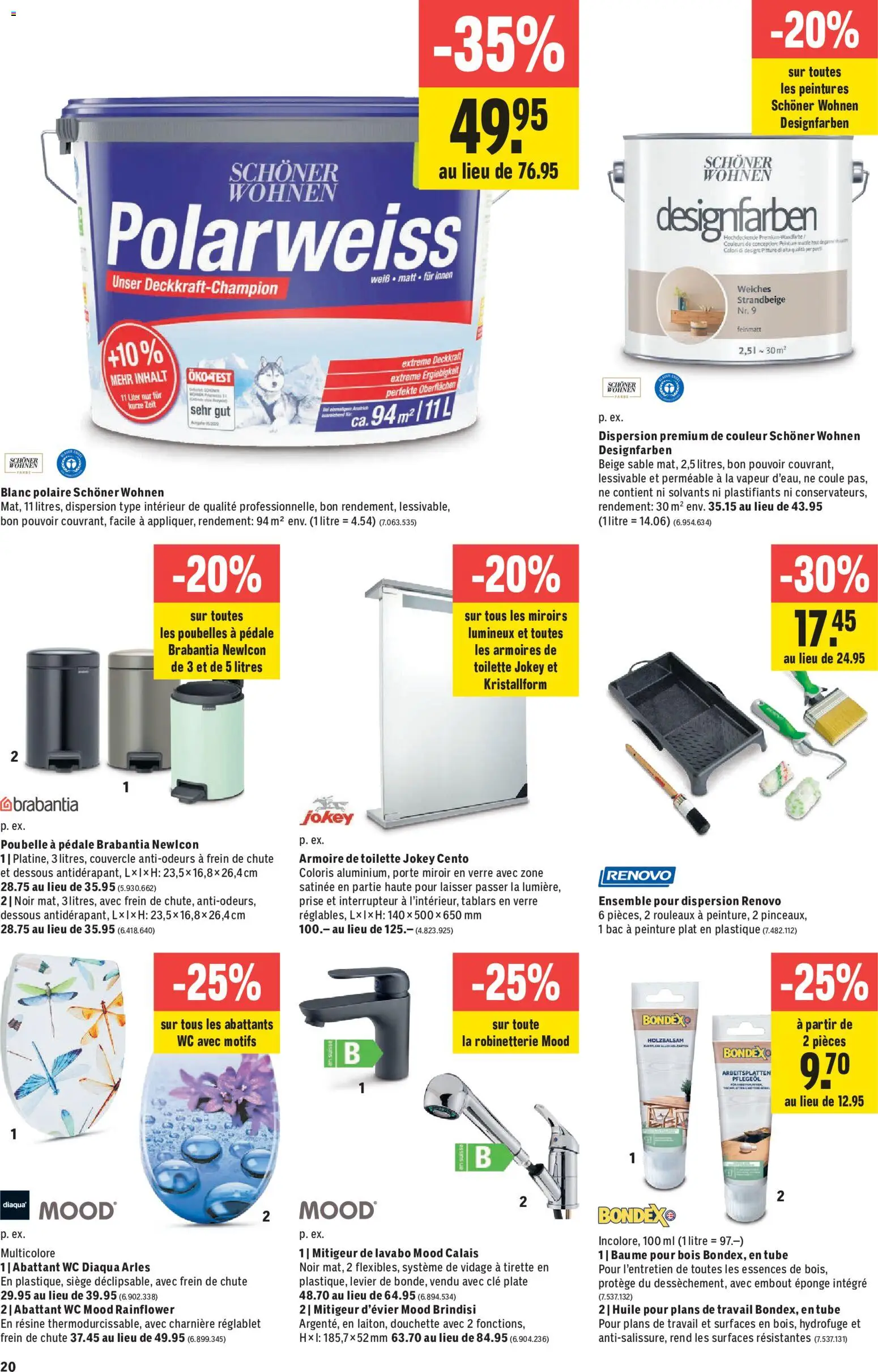 Jumbo aktionen FR – gültig ab 04.06.2026 | Seite: 20 | Produkte: Dessous, Toilette