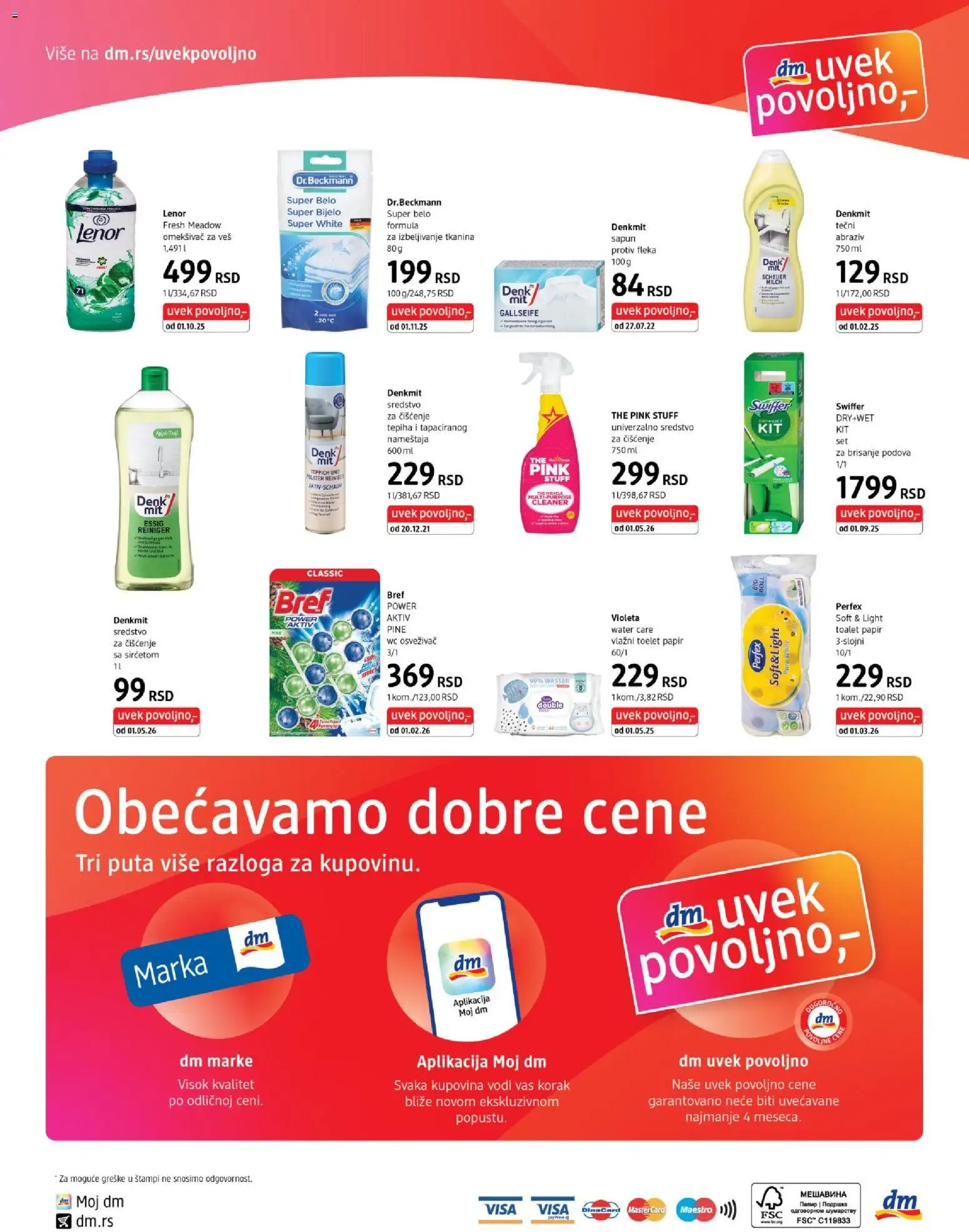 DM Drogerie katalog - važi od 16.07.2026 | Strana: 8 | Proizvode: Hrana za pse, Omekšivač, Meso, Sanytol