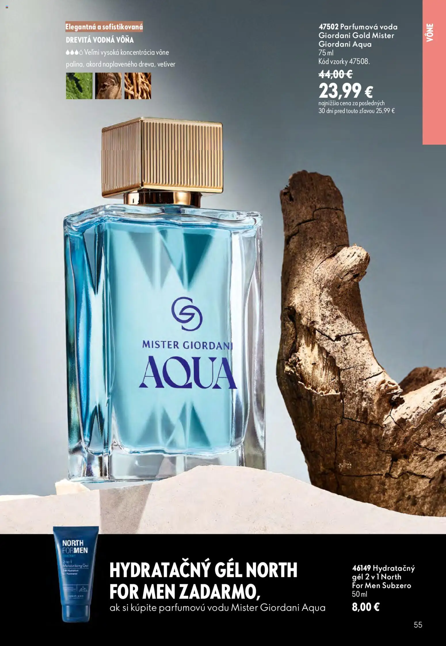 Nové Oriflame akcie – leták je platný od 09.09.2026 | Strana: 55 | Produkty: Voda
