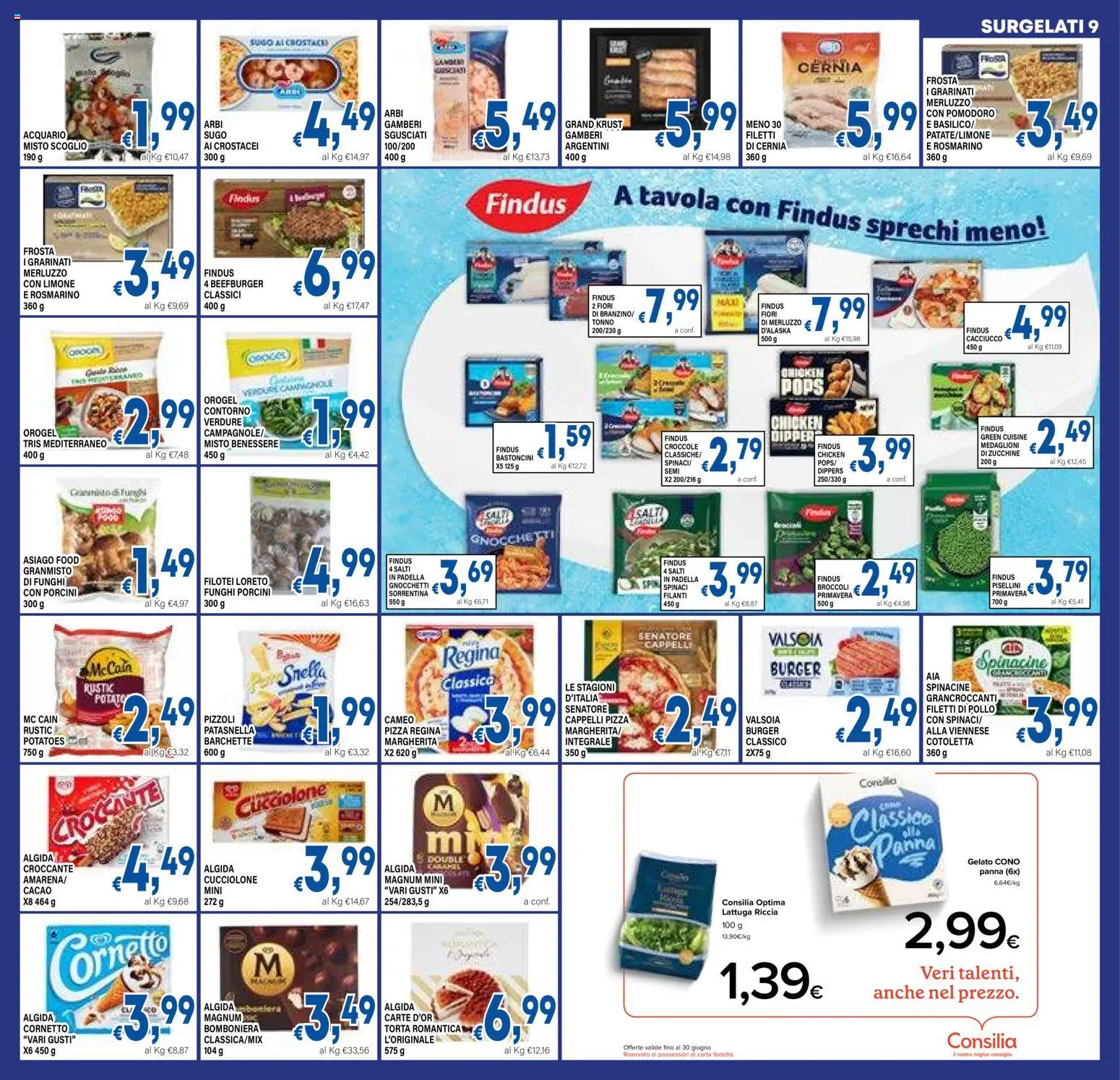 Volantino DEM del 19.06.2026 | Pagina: 9 | Prodotti: Verdure, Funghi, Sugo, Gnocchetti