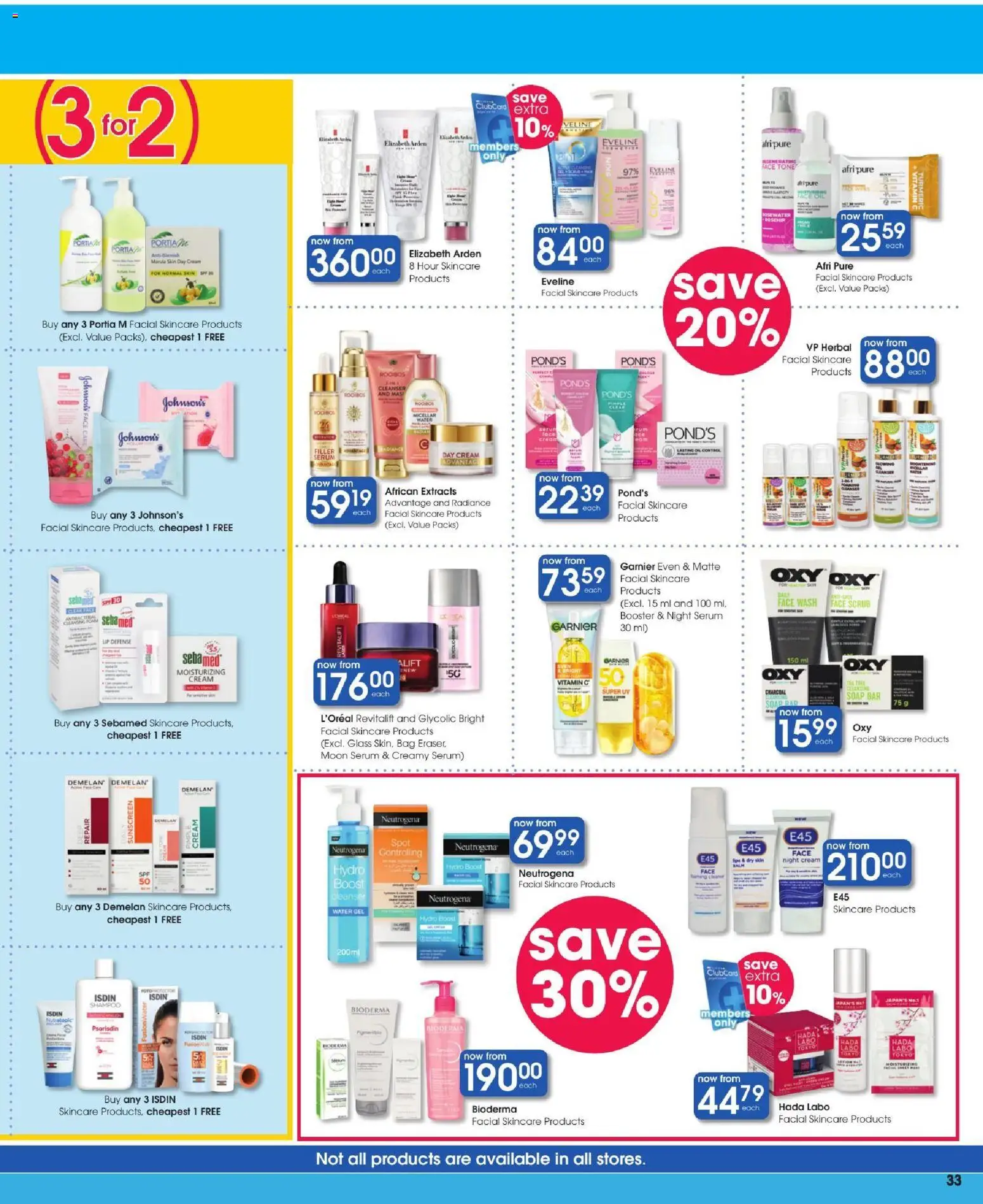 New Clicks catalogue – valid from 11/08/2026 | Page: 33 | Products: Shampoo, Cream, Night cream, Day cream