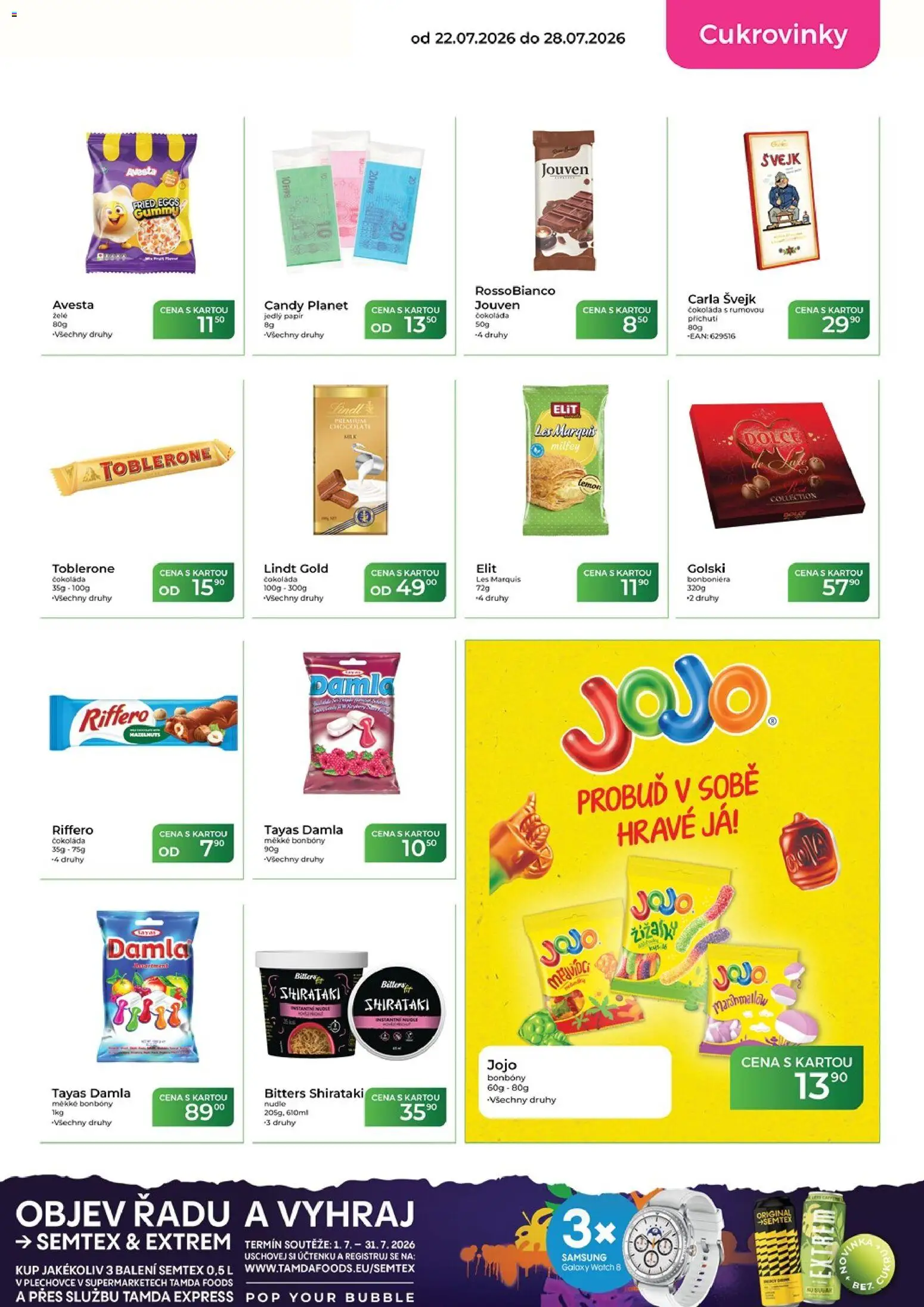 Tamda Foods leták od 22.07.2026 | Strana: 27 | Produkty: Jojo, Bonbóny, Bonboniéra, Nudle