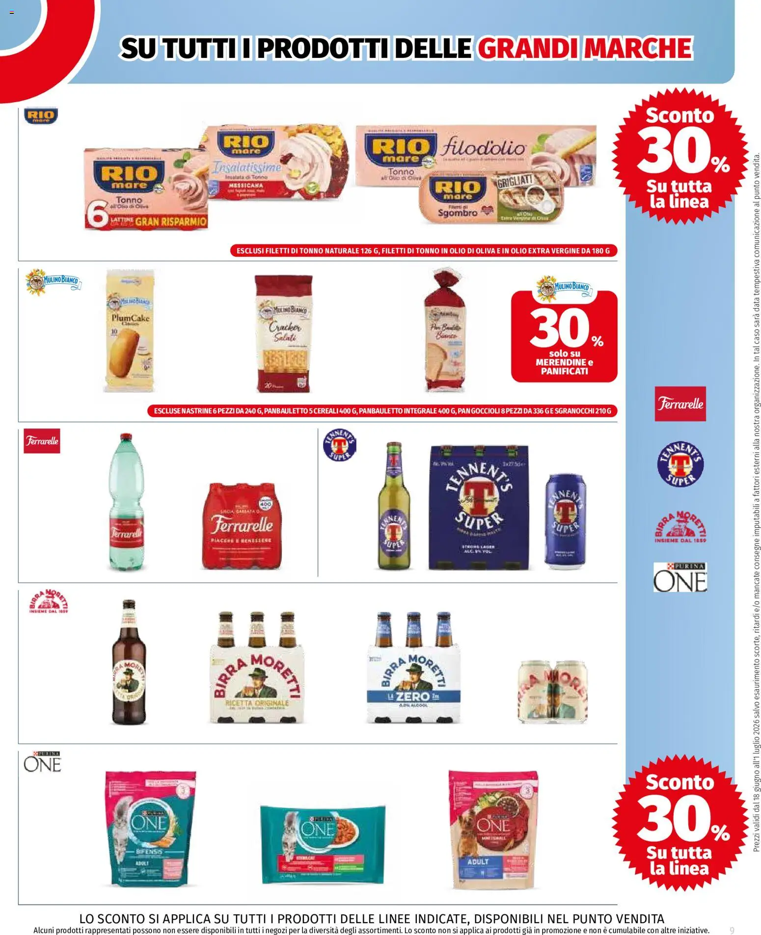 Volantino COOP del 18.06.2026 | Pagina: 9 | Prodotti: Plumcake, Merendine, Sgombro, Olio di Oliva