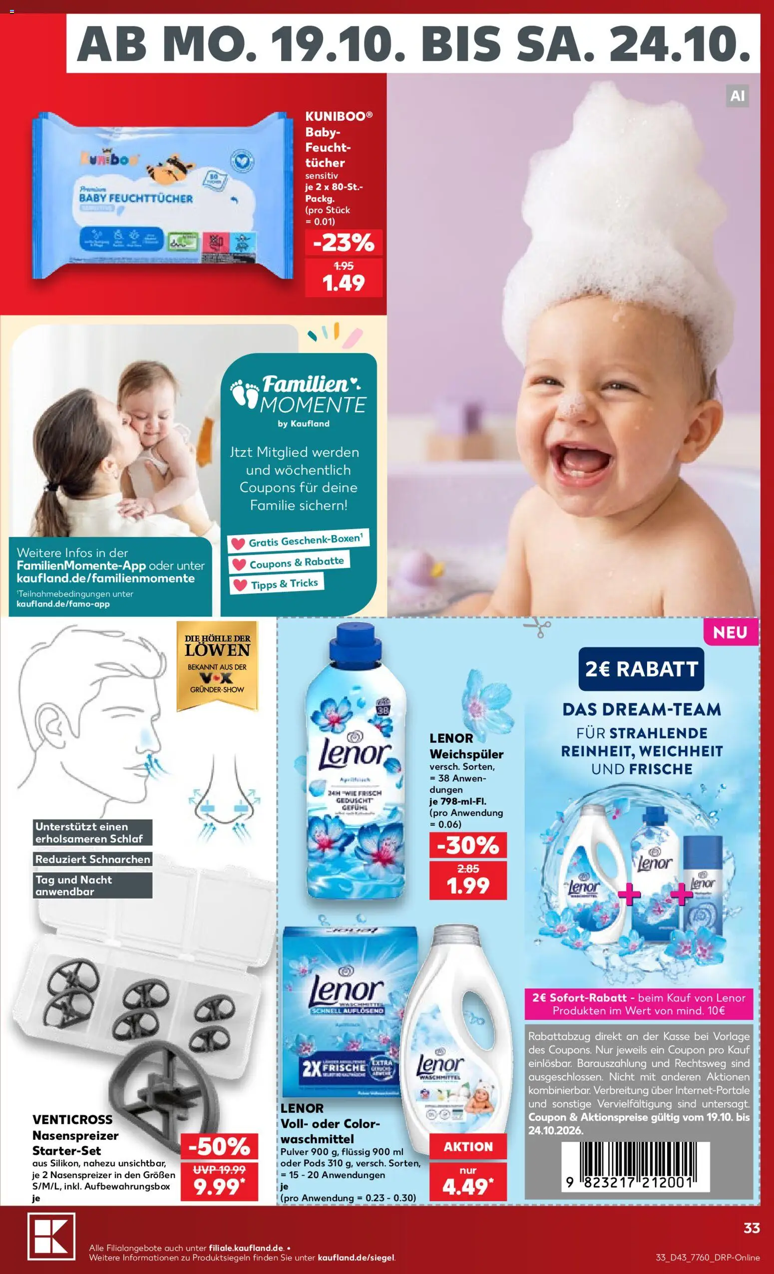 Kaufland Německo leták od 17.10.2026 | Strana: 33 | Produkty: Lenor